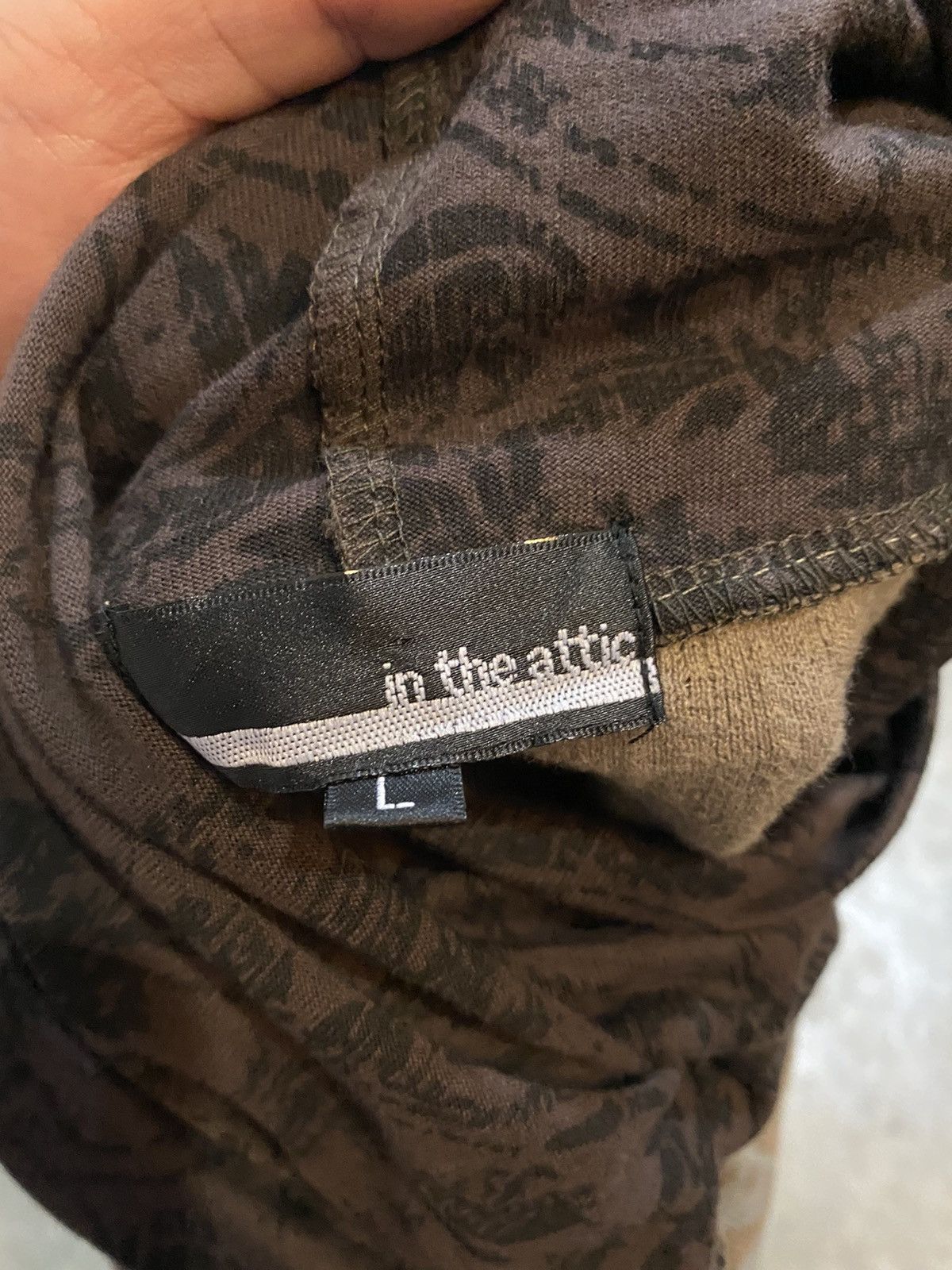 In The Attic Ninja twist herringbone hoodie undercover Size US L / EU 52-54 / 3 - 14 Thumbnail