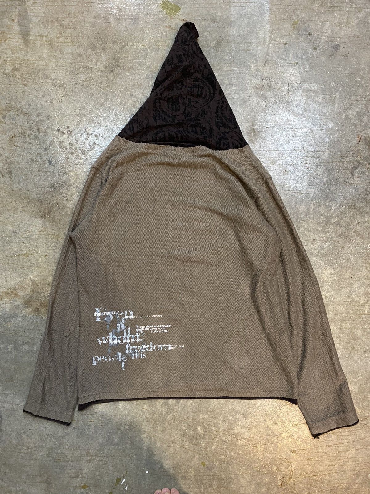 In The Attic Ninja twist herringbone hoodie undercover Size US L / EU 52-54 / 3 - 12 Thumbnail