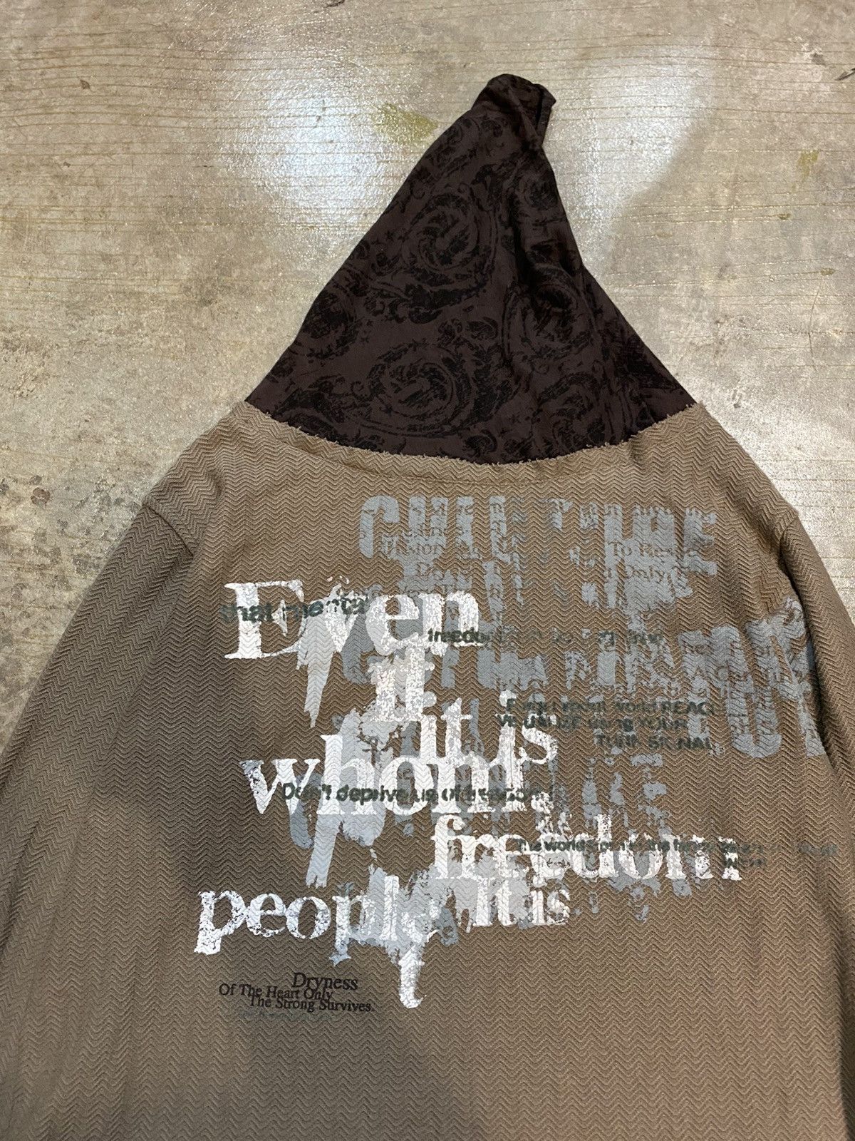 In The Attic Ninja twist herringbone hoodie undercover Size US L / EU 52-54 / 3 - 4 Thumbnail