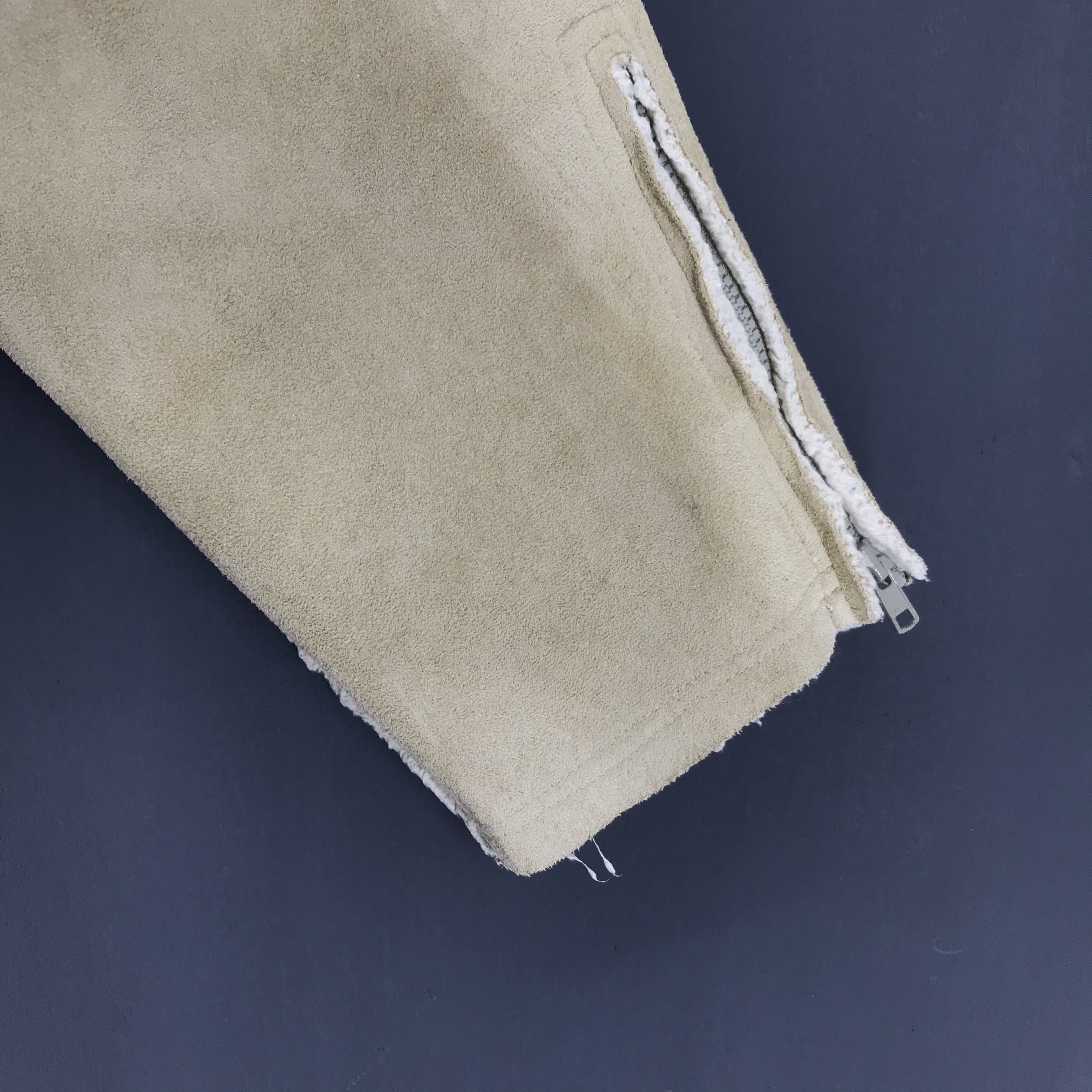 Japanese Brand Lehigh LH9-25 Suede Leather Shearling Jacket #2521-98 Size US S / EU 44-46 / 1 - 5 Thumbnail