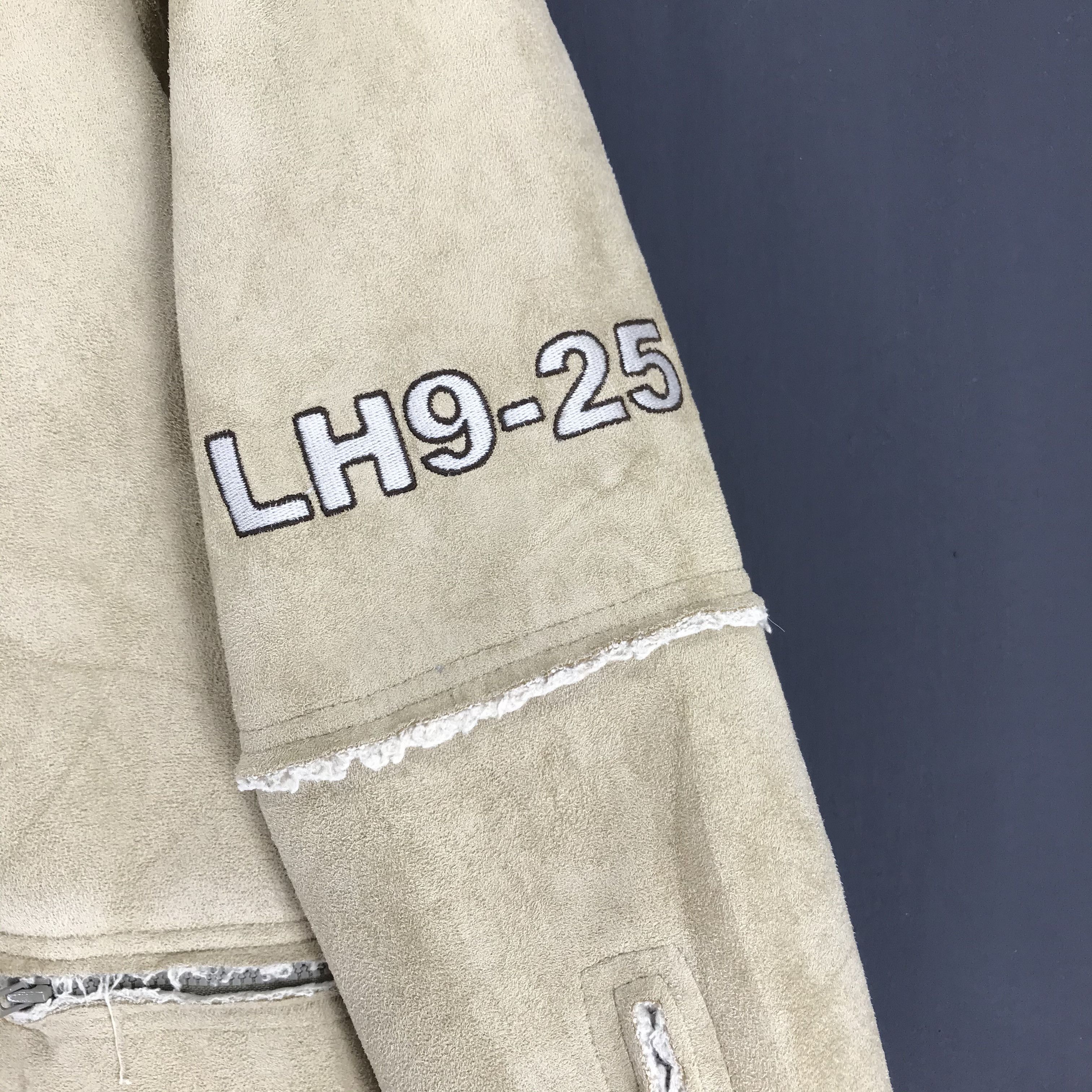Japanese Brand Lehigh LH9-25 Suede Leather Shearling Jacket #2521-98 Size US S / EU 44-46 / 1 - 6 Thumbnail
