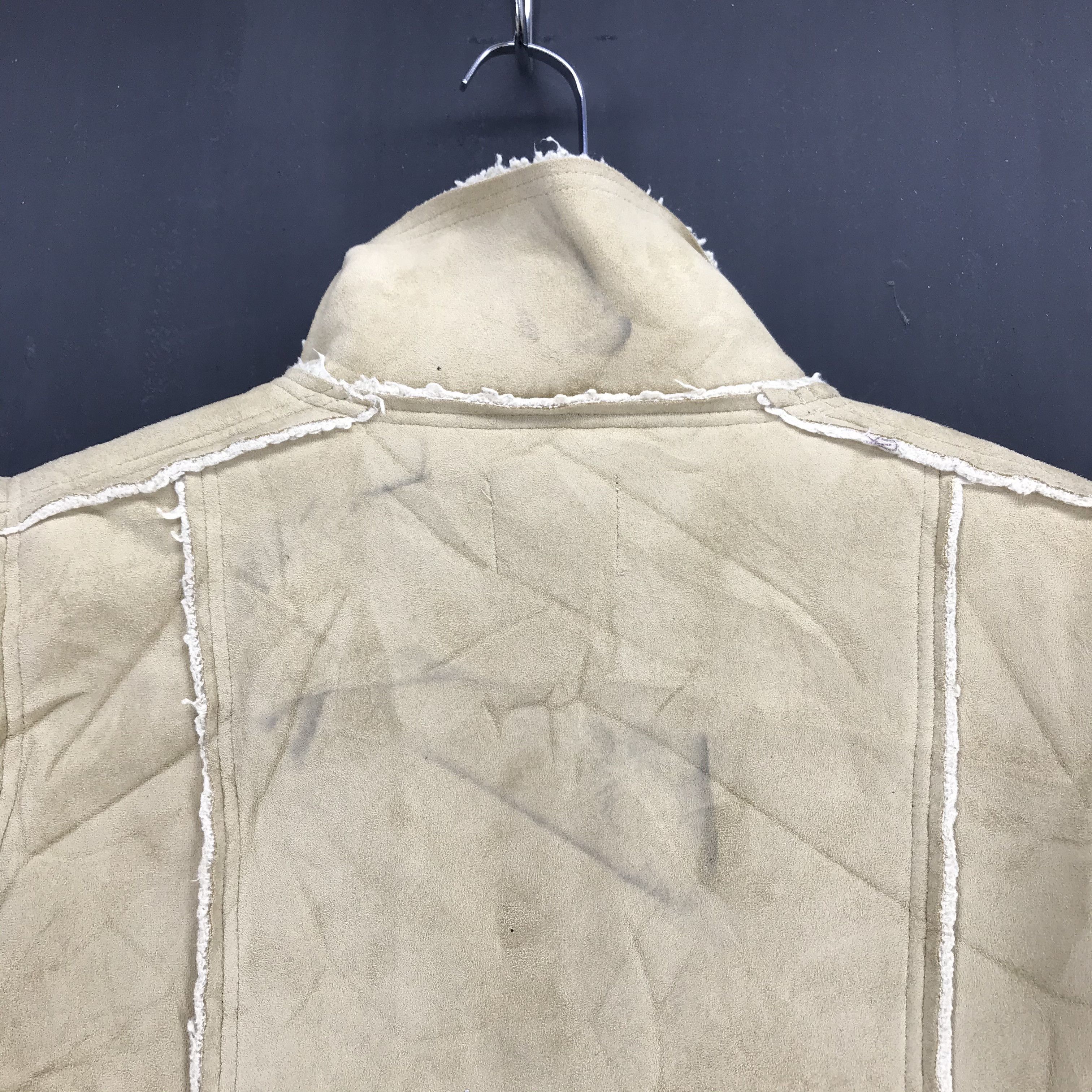 Japanese Brand Lehigh LH9-25 Suede Leather Shearling Jacket #2521-98 Size US S / EU 44-46 / 1 - 10 Thumbnail