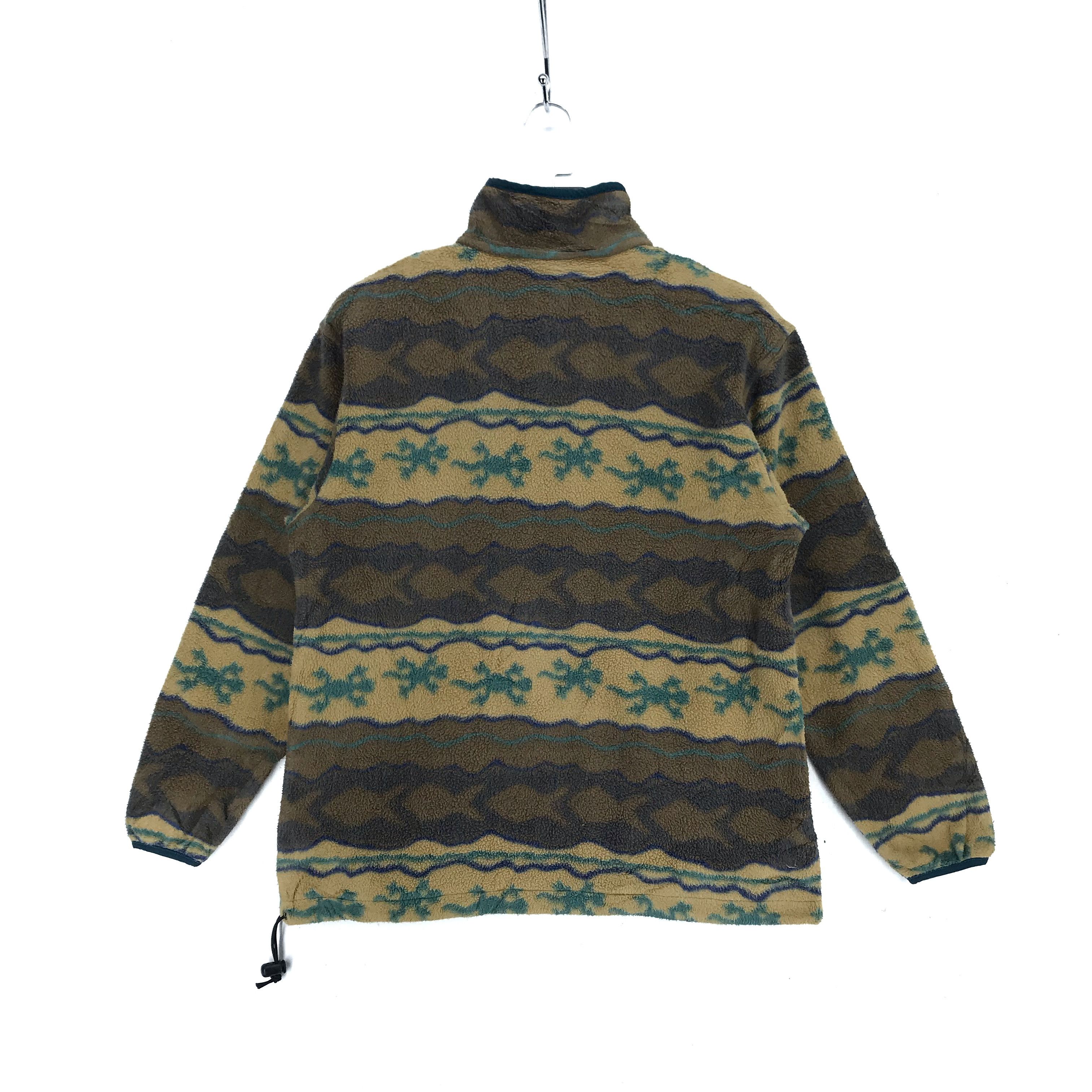 LL Bean Snap Button Fullprint Fleece #2538-99