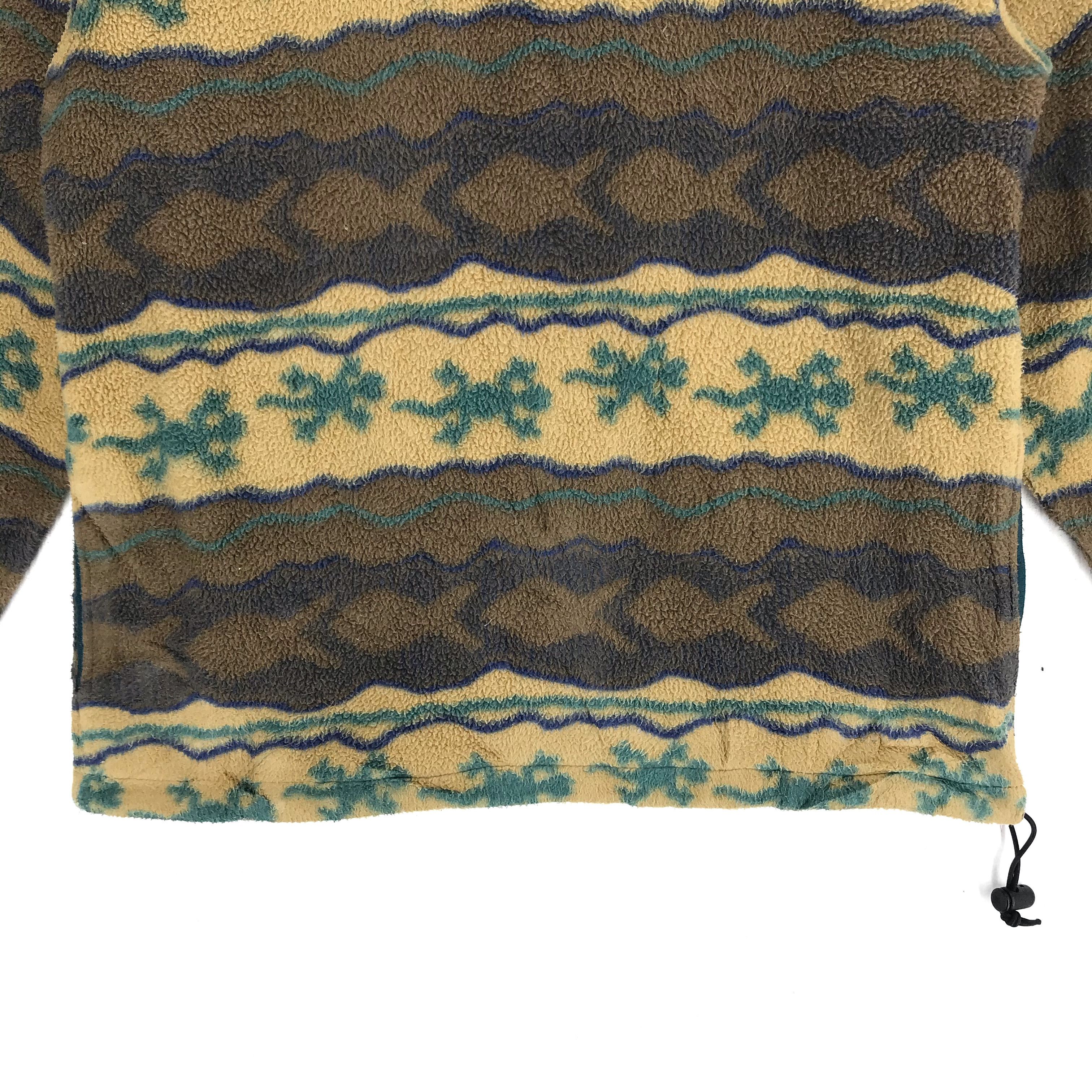 LL Bean Snap Button Fullprint Fleece #2538-99