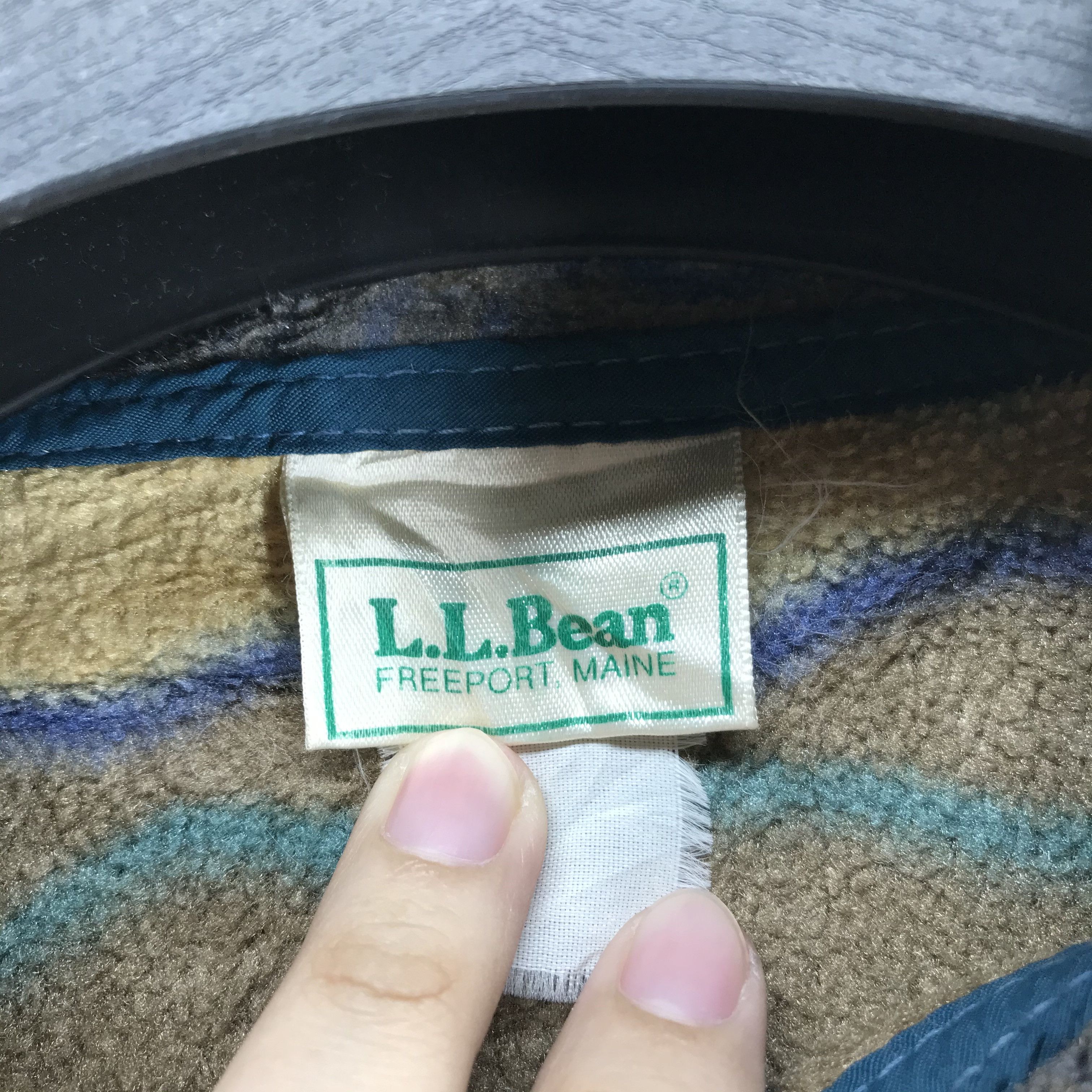 LL Bean Snap Button Fullprint Fleece #2538-99