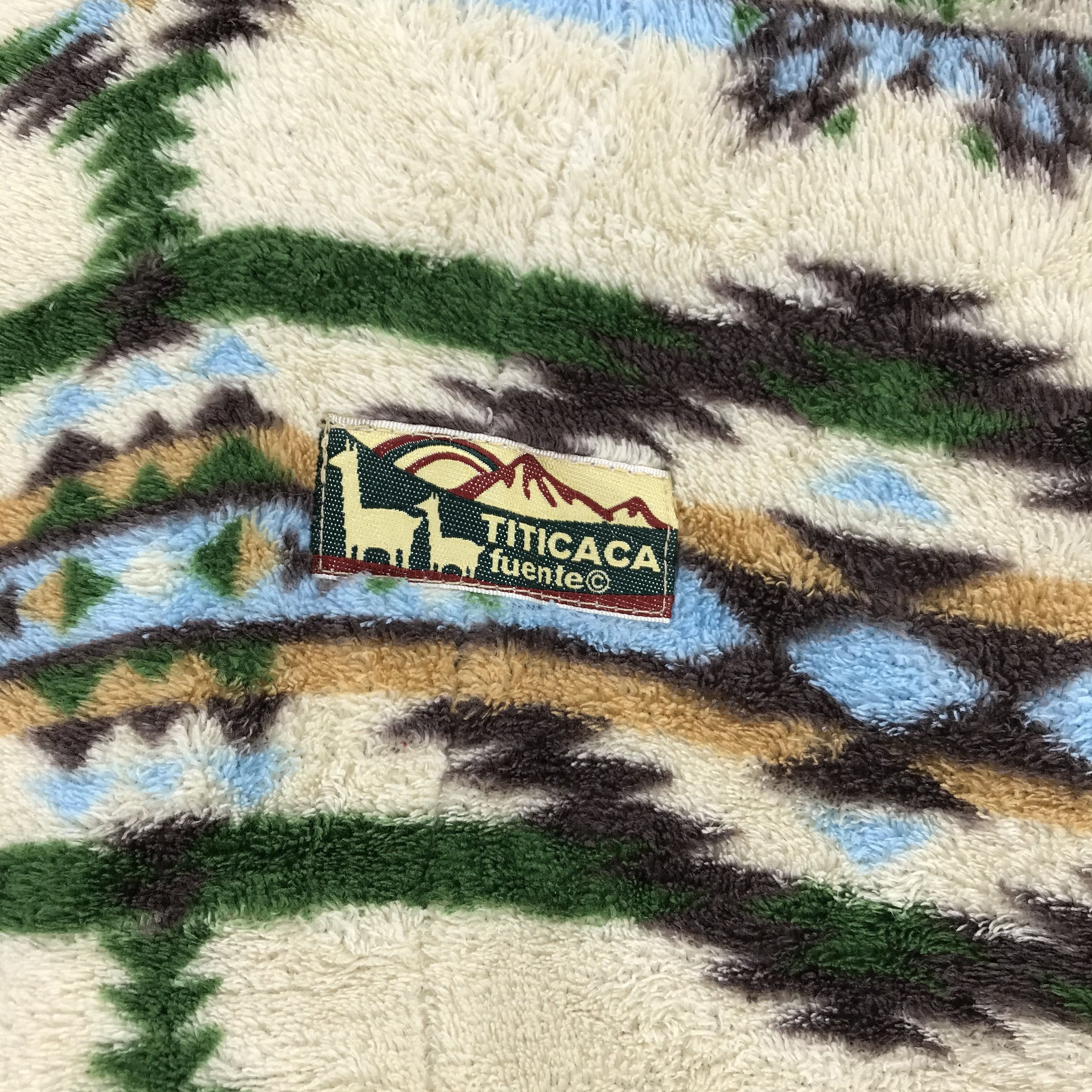 Japanese Brand TITICACA Nice Design Hooded Fleece #2530-98 Size L / US 10 / IT 46 - 3 Thumbnail