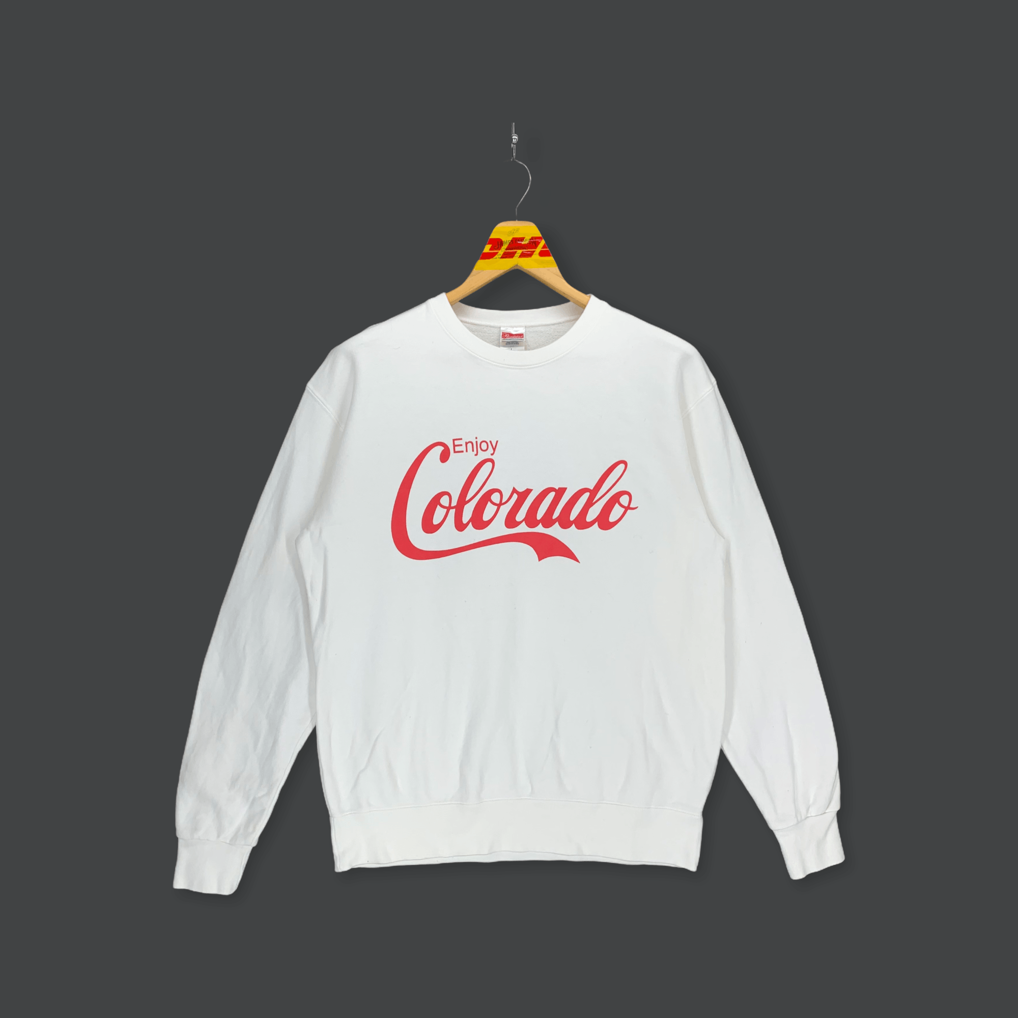 Colorado Trading Co. Enjoy Colorado Big Logo Crew Neck Sweatshirt #3040-99 Size US L / EU 52-54 / 3 - 1 Thumbnail