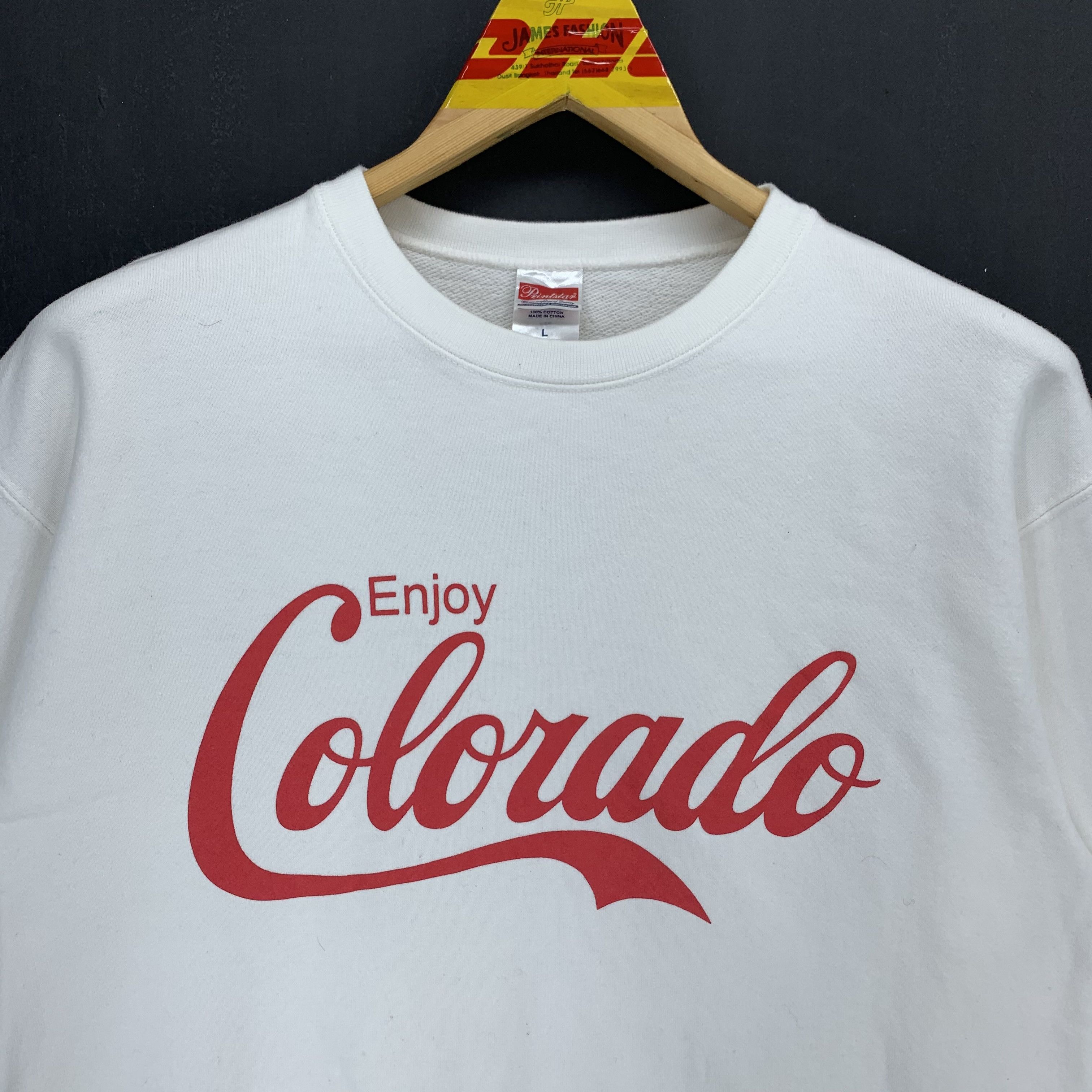 Colorado Trading Co. Enjoy Colorado Big Logo Crew Neck Sweatshirt #3040-99 Size US L / EU 52-54 / 3 - 2 Thumbnail