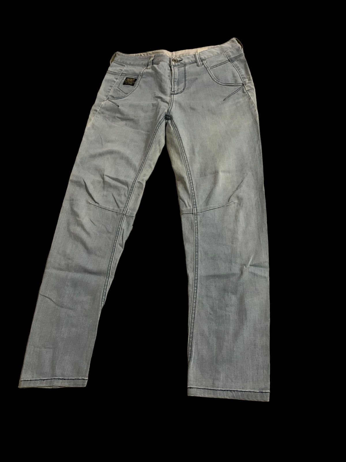 Designer × Japanese Brand × Vintage Vintage Double Name Soft Denim Jeans Size US 31 - 3 Thumbnail