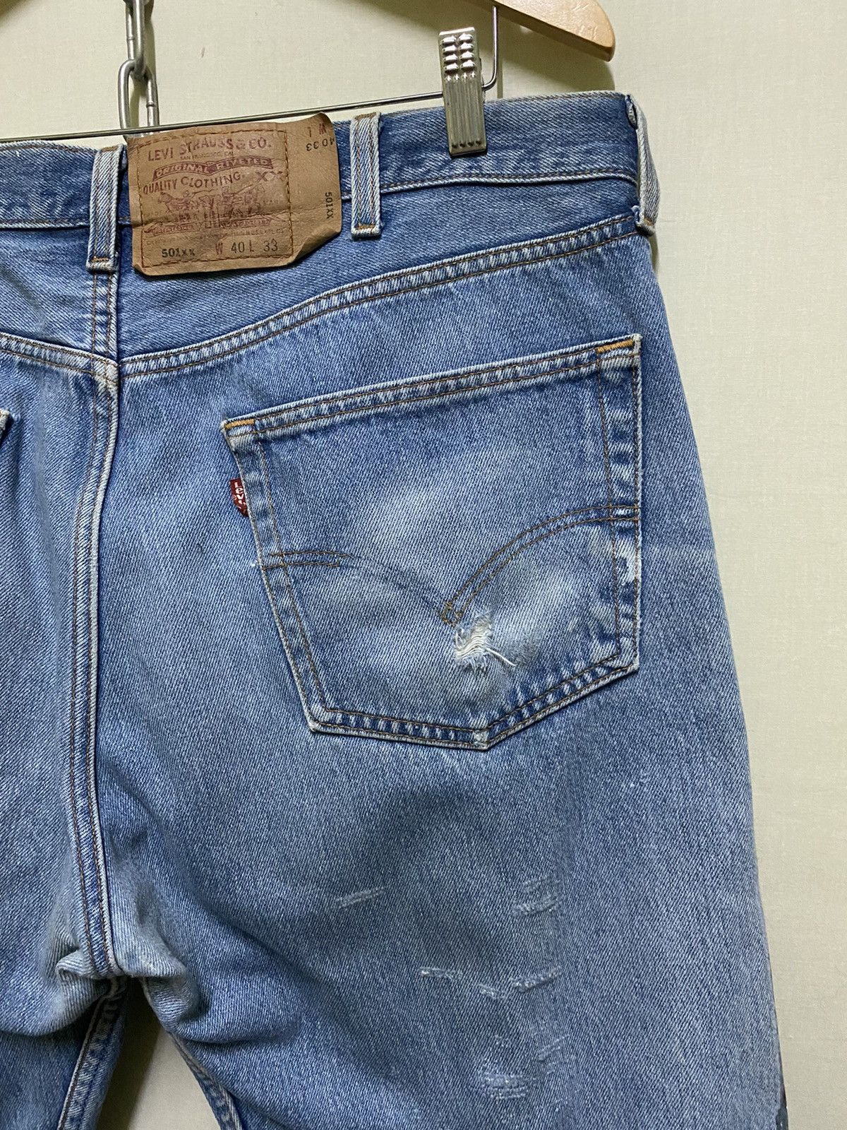 Levi's Vintage Thrashed Levi's 501 USA Painter Distressed Jeans Size US 38 / EU 54 - 11 Thumbnail