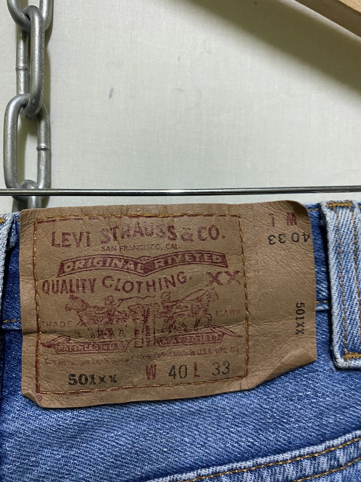Levi's Vintage Thrashed Levi's 501 USA Painter Distressed Jeans Size US 38 / EU 54 - 15 Thumbnail