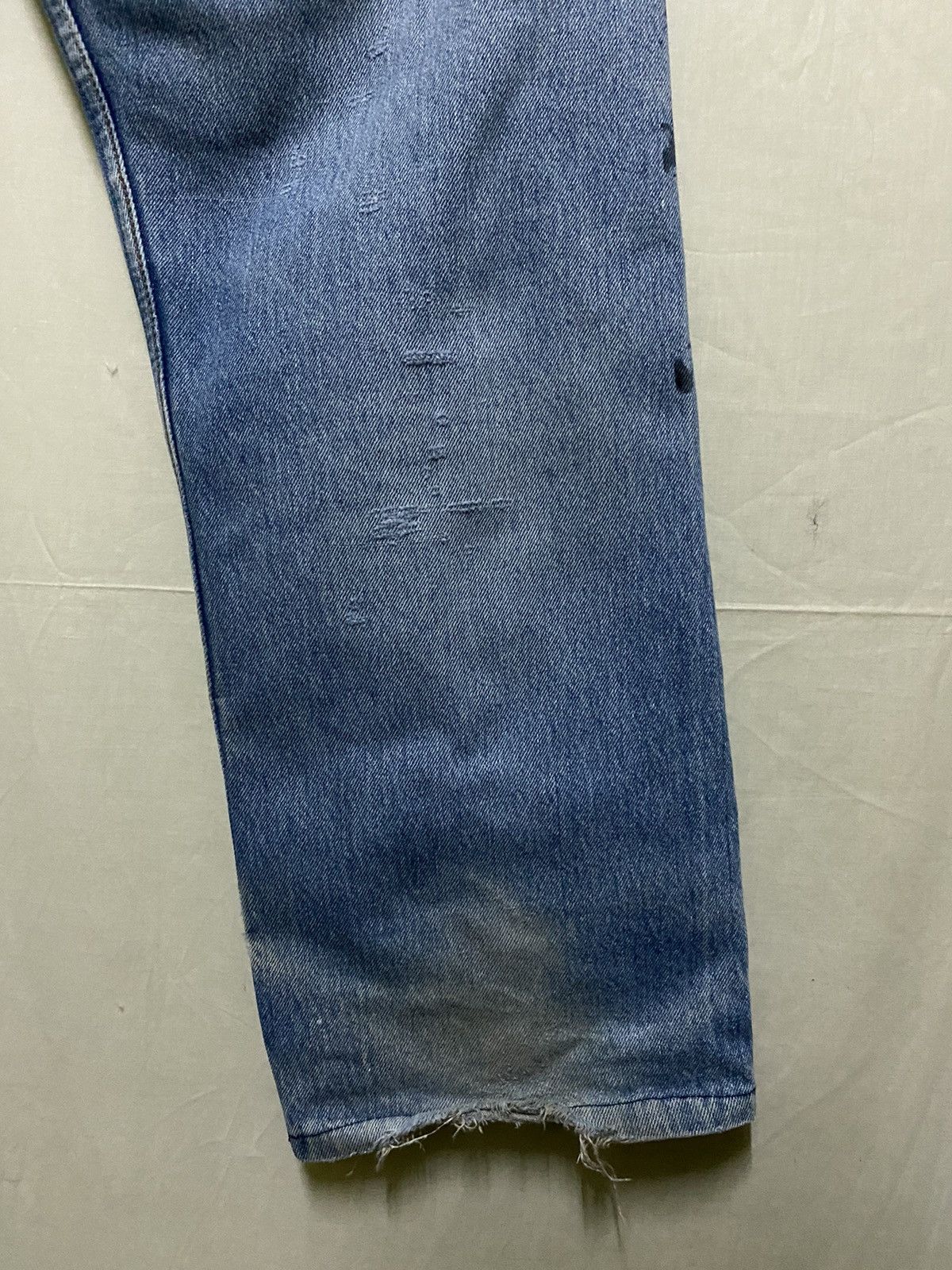 Levi's Vintage Thrashed Levi's 501 USA Painter Distressed Jeans Size US 38 / EU 54 - 13 Thumbnail