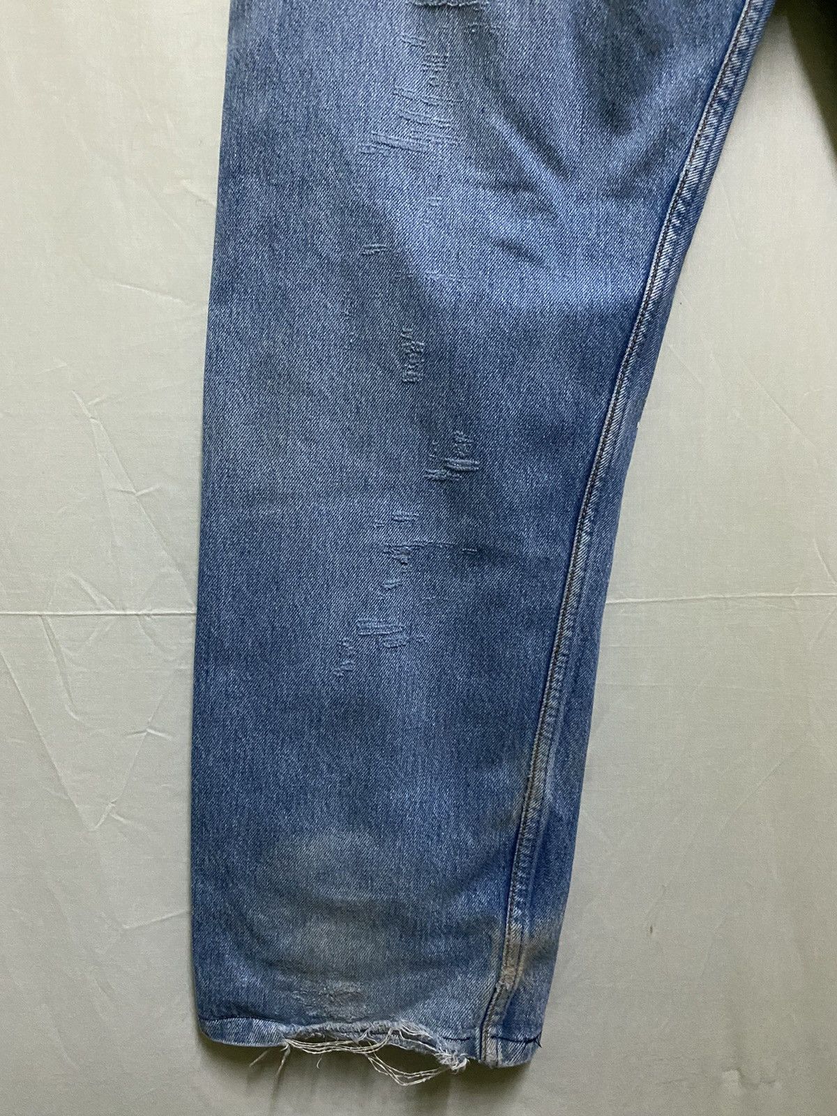 Levi's Vintage Thrashed Levi's 501 USA Painter Distressed Jeans Size US 38 / EU 54 - 12 Thumbnail