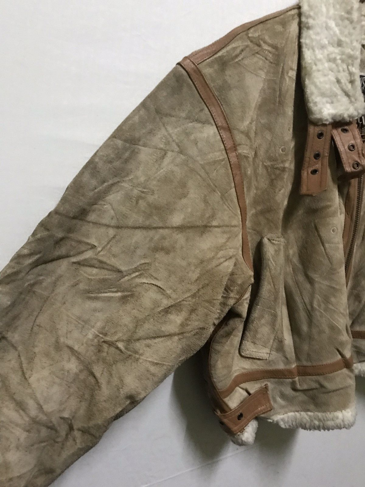 Japanese Brand Ambitious Shearling Leather Jacket Size US M / EU 48-50 / 2 - 6 Thumbnail