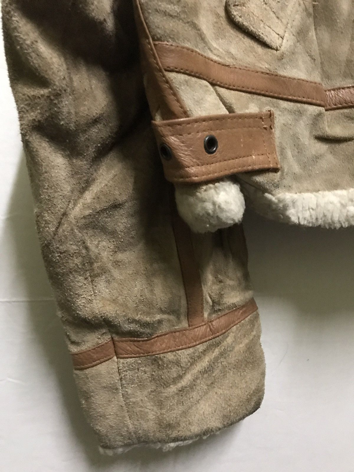 Japanese Brand Ambitious Shearling Leather Jacket Size US M / EU 48-50 / 2 - 2 Thumbnail