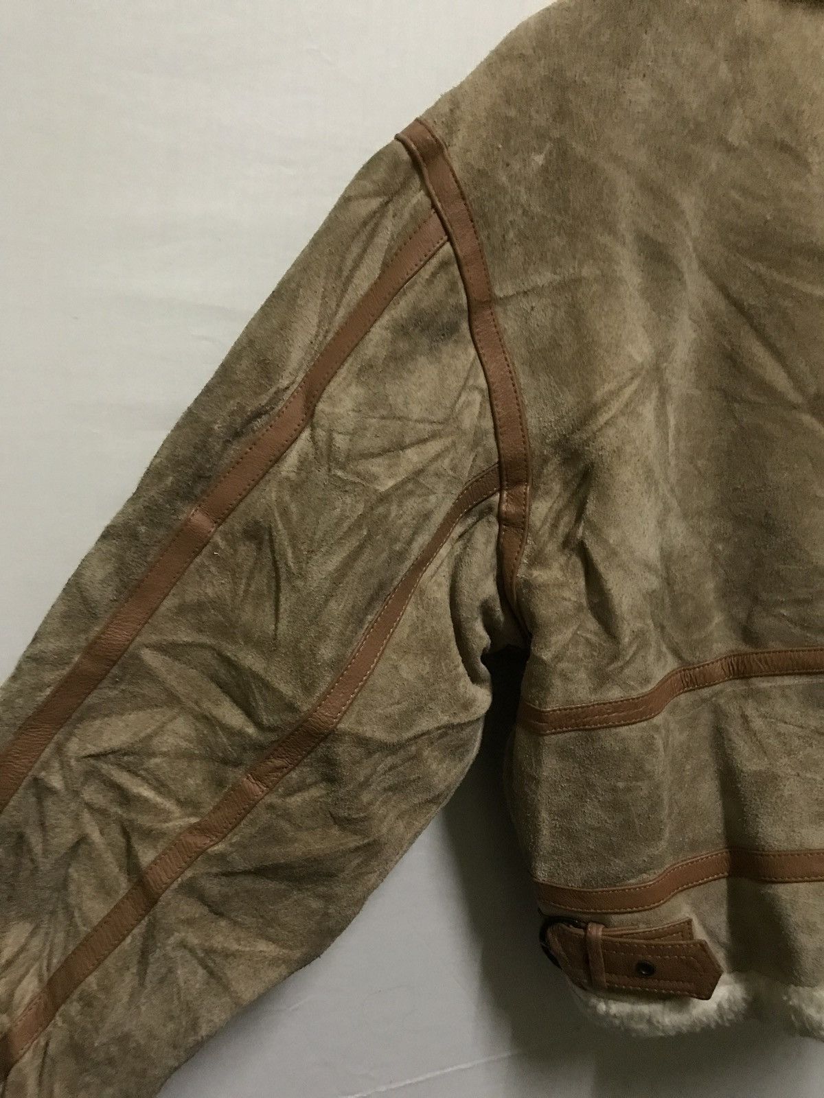 Japanese Brand Ambitious Shearling Leather Jacket Size US M / EU 48-50 / 2 - 10 Thumbnail