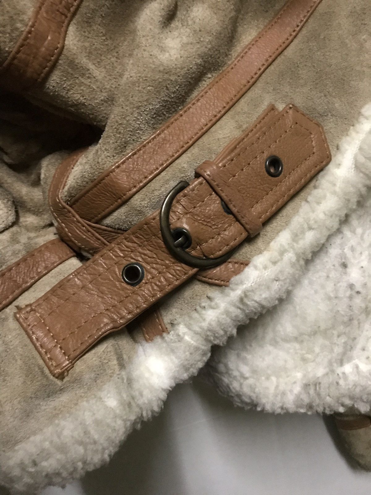 Japanese Brand Ambitious Shearling Leather Jacket Size US M / EU 48-50 / 2 - 14 Thumbnail