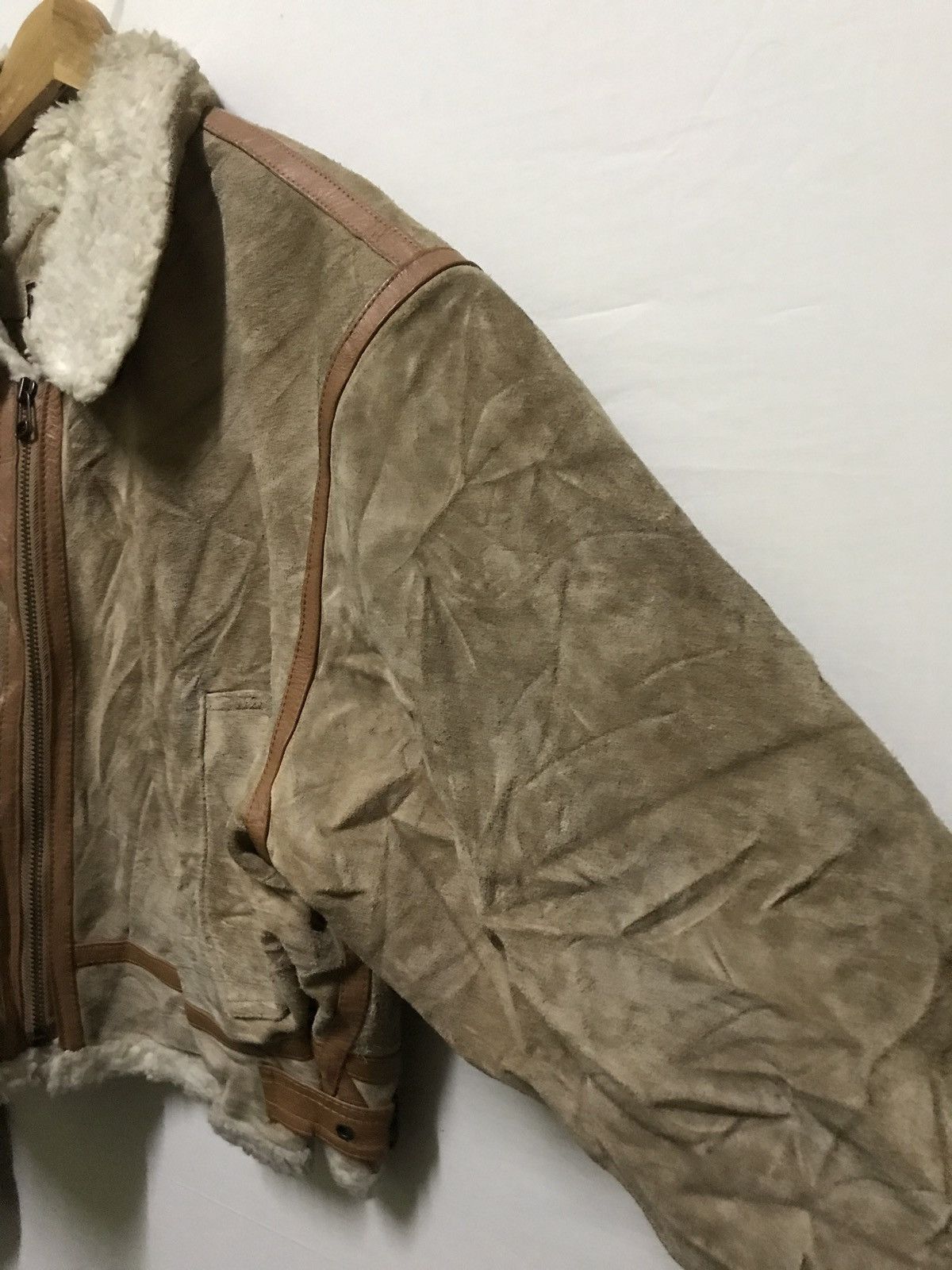 Japanese Brand Ambitious Shearling Leather Jacket Size US M / EU 48-50 / 2 - 7 Thumbnail