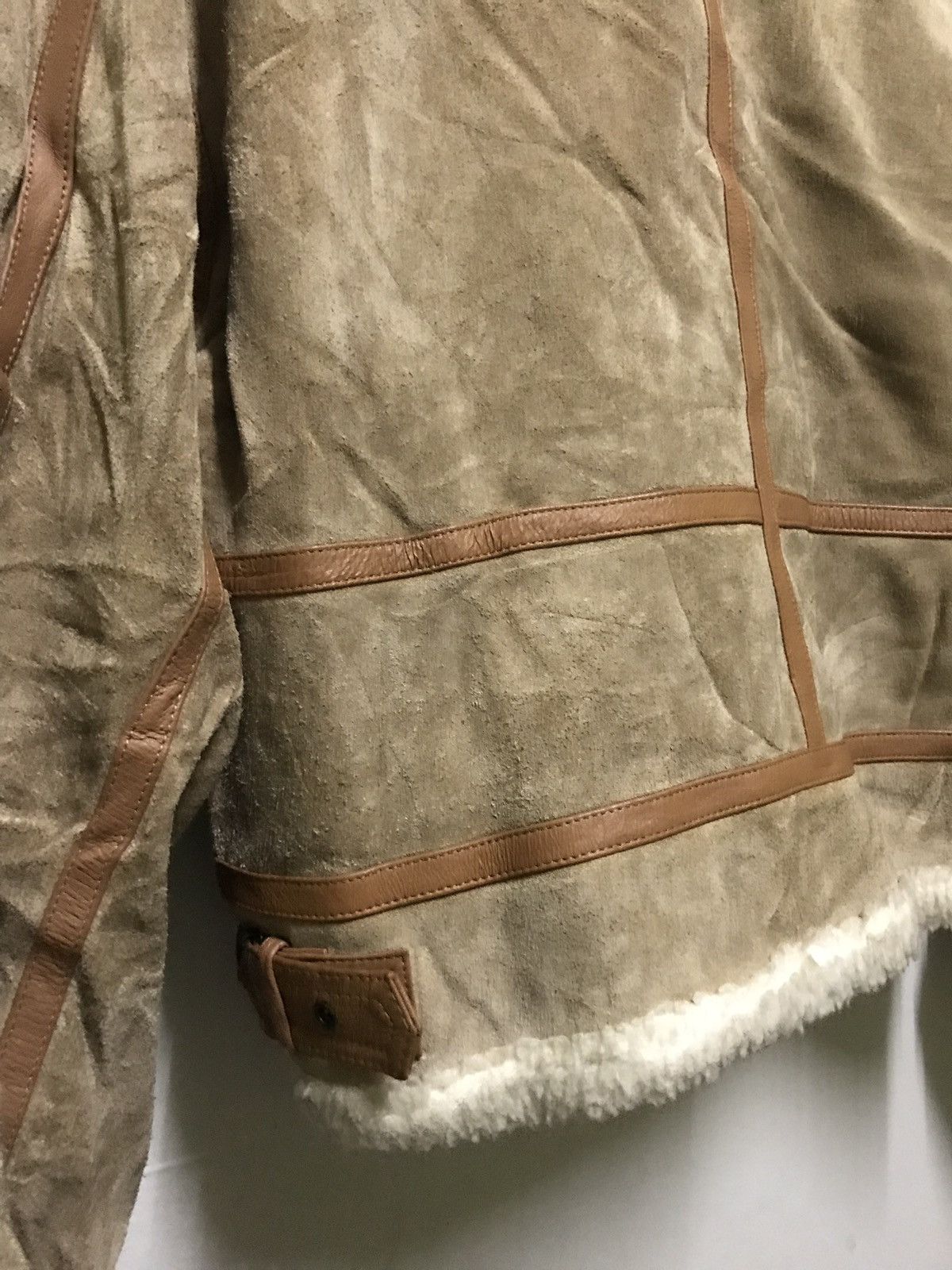 Japanese Brand Ambitious Shearling Leather Jacket Size US M / EU 48-50 / 2 - 9 Thumbnail