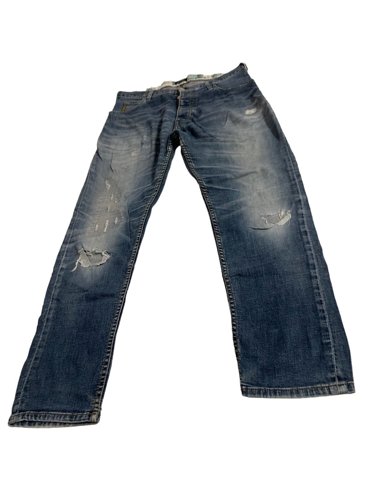 Vintage Vintage Armani Jeans Style Denim Size US 33 - 3 Thumbnail