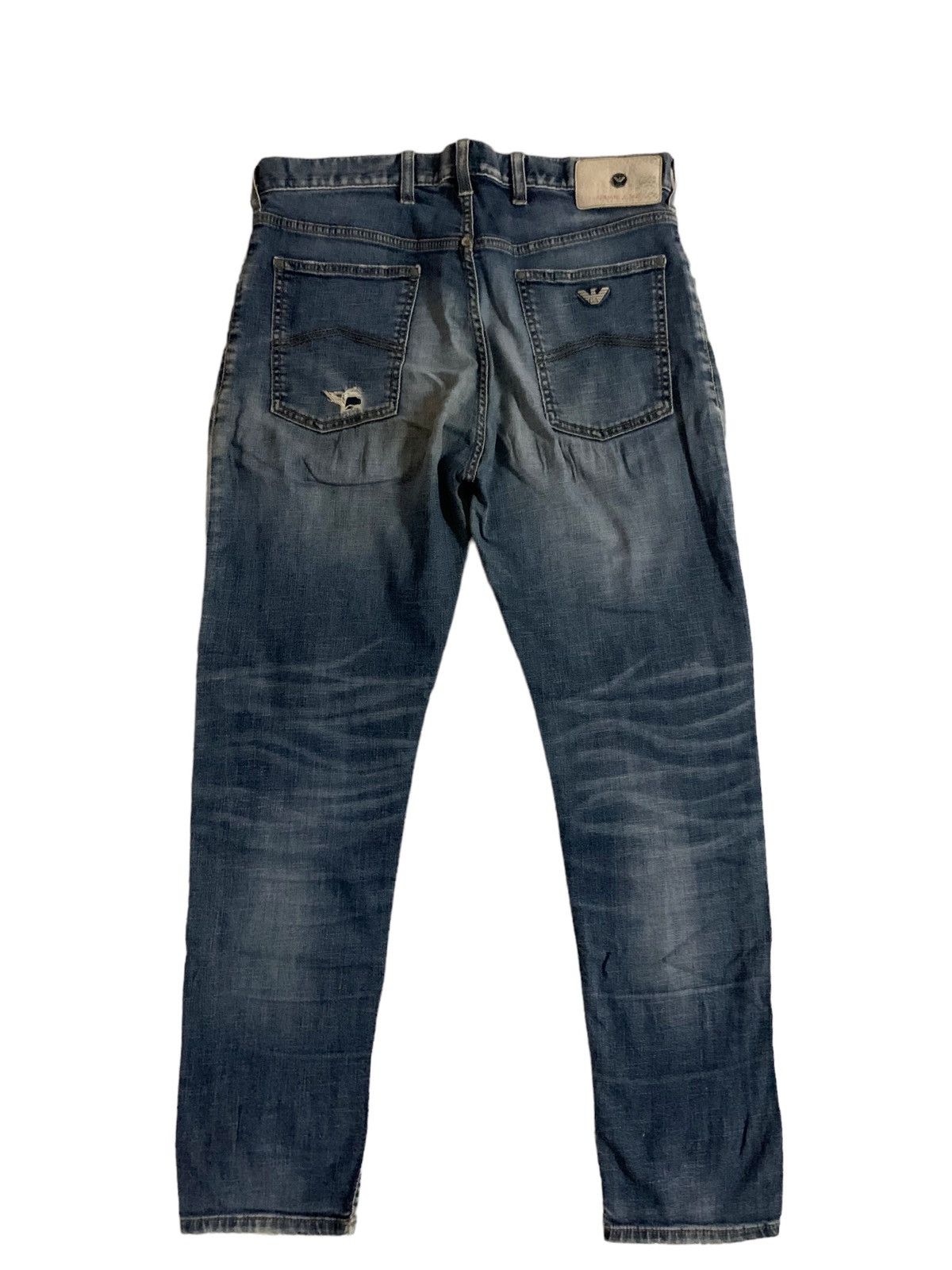 Vintage Vintage Armani Jeans Style Denim Size US 33 - 2 Thumbnail
