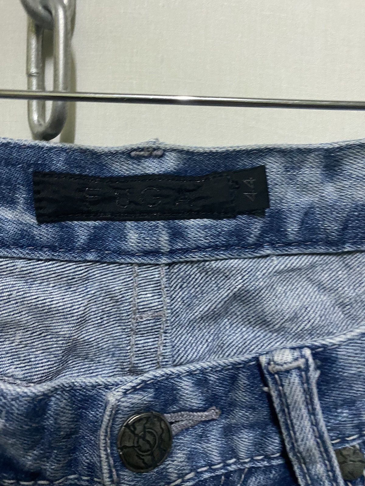 Japanese Brand Fuga Thrashed Jeans Japan Rare Size US 30 / EU 46 - 3 Thumbnail