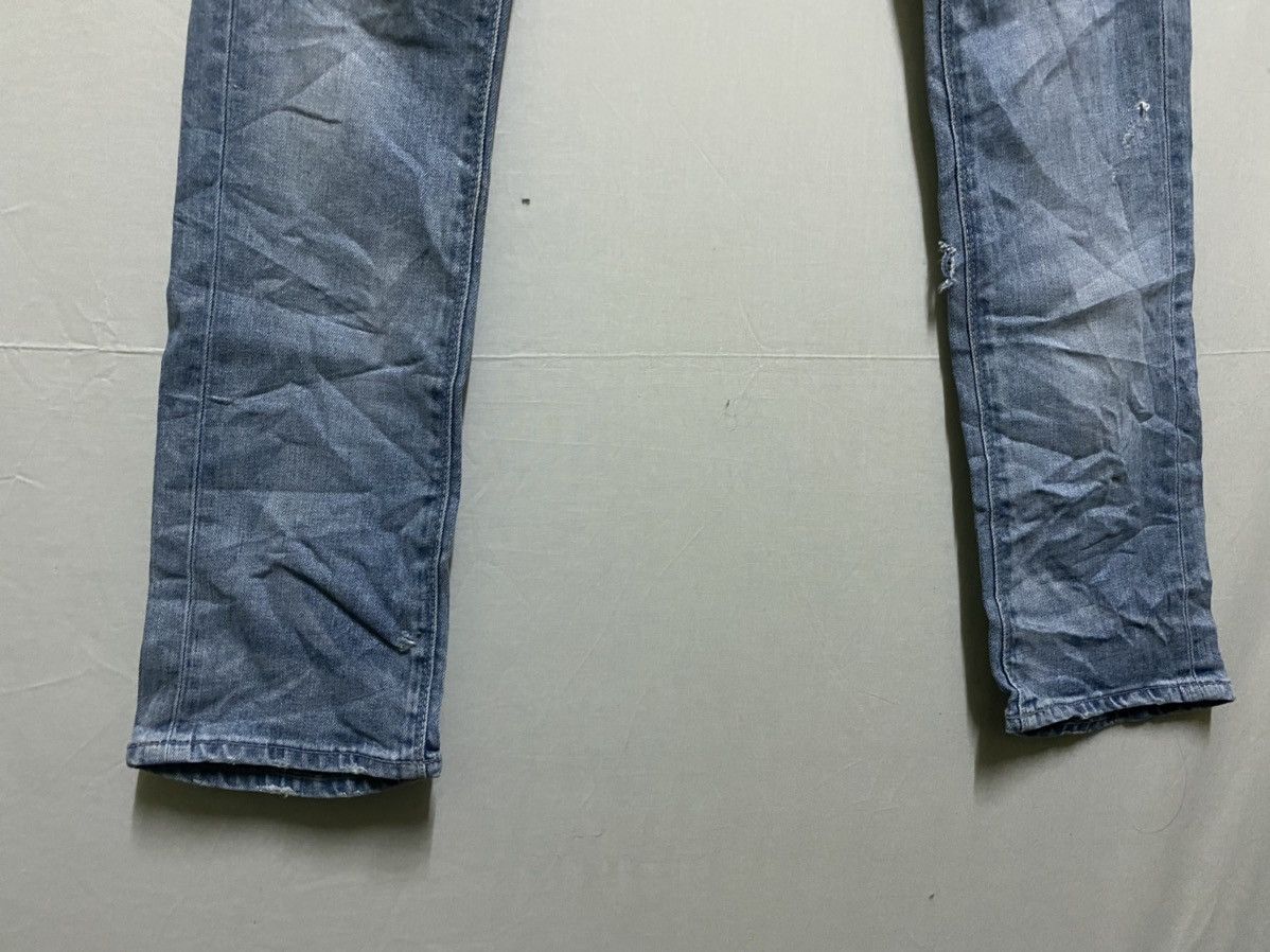 Japanese Brand Fuga Thrashed Jeans Japan Rare Size US 30 / EU 46 - 6 Thumbnail
