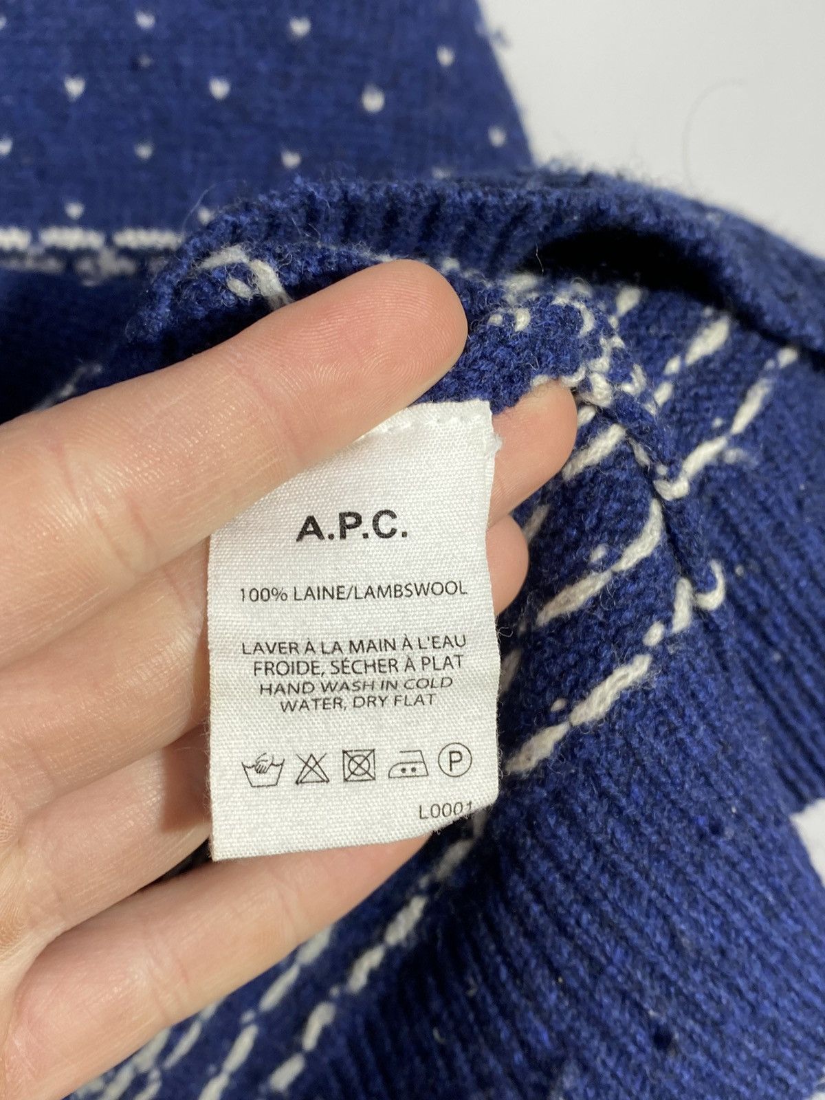 A.P.C. A.P.C wool men’s sweater Size US L / EU 52-54 / 3 - 8 Thumbnail