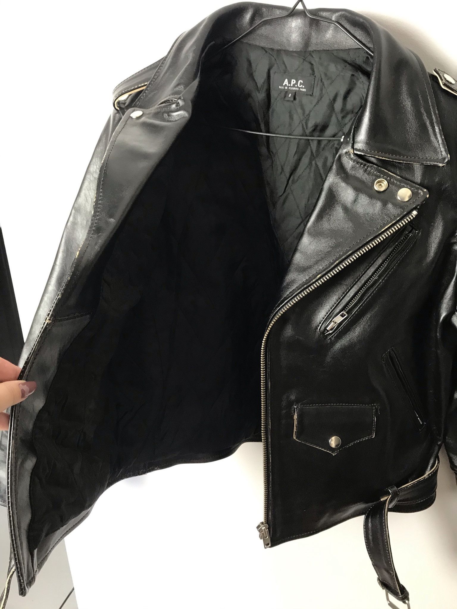 A.P.C. A.P.C. Biker leather jacket vintage Size US M / EU 48-50 / 2 - 10 Thumbnail