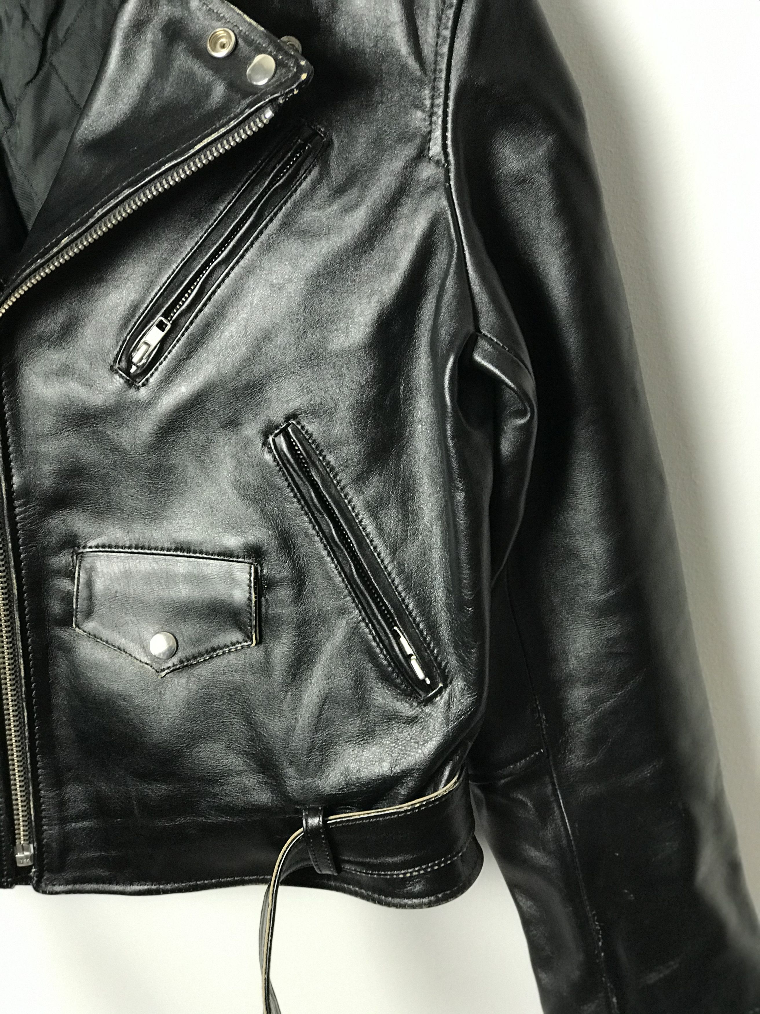 A.P.C. A.P.C. Biker leather jacket vintage Size US M / EU 48-50 / 2 - 3 Thumbnail
