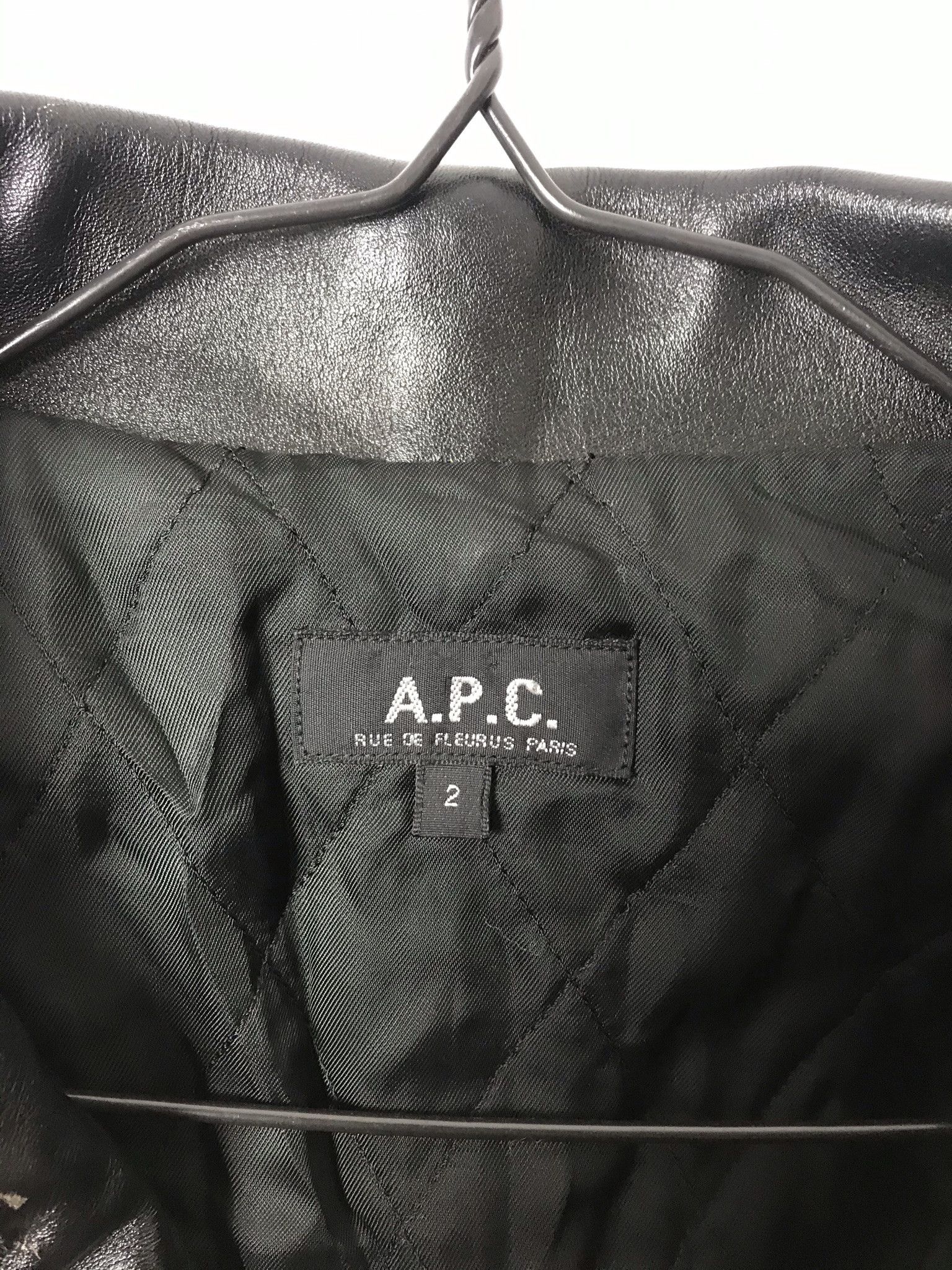 A.P.C. A.P.C. Biker leather jacket vintage Size US M / EU 48-50 / 2 - 4 Thumbnail
