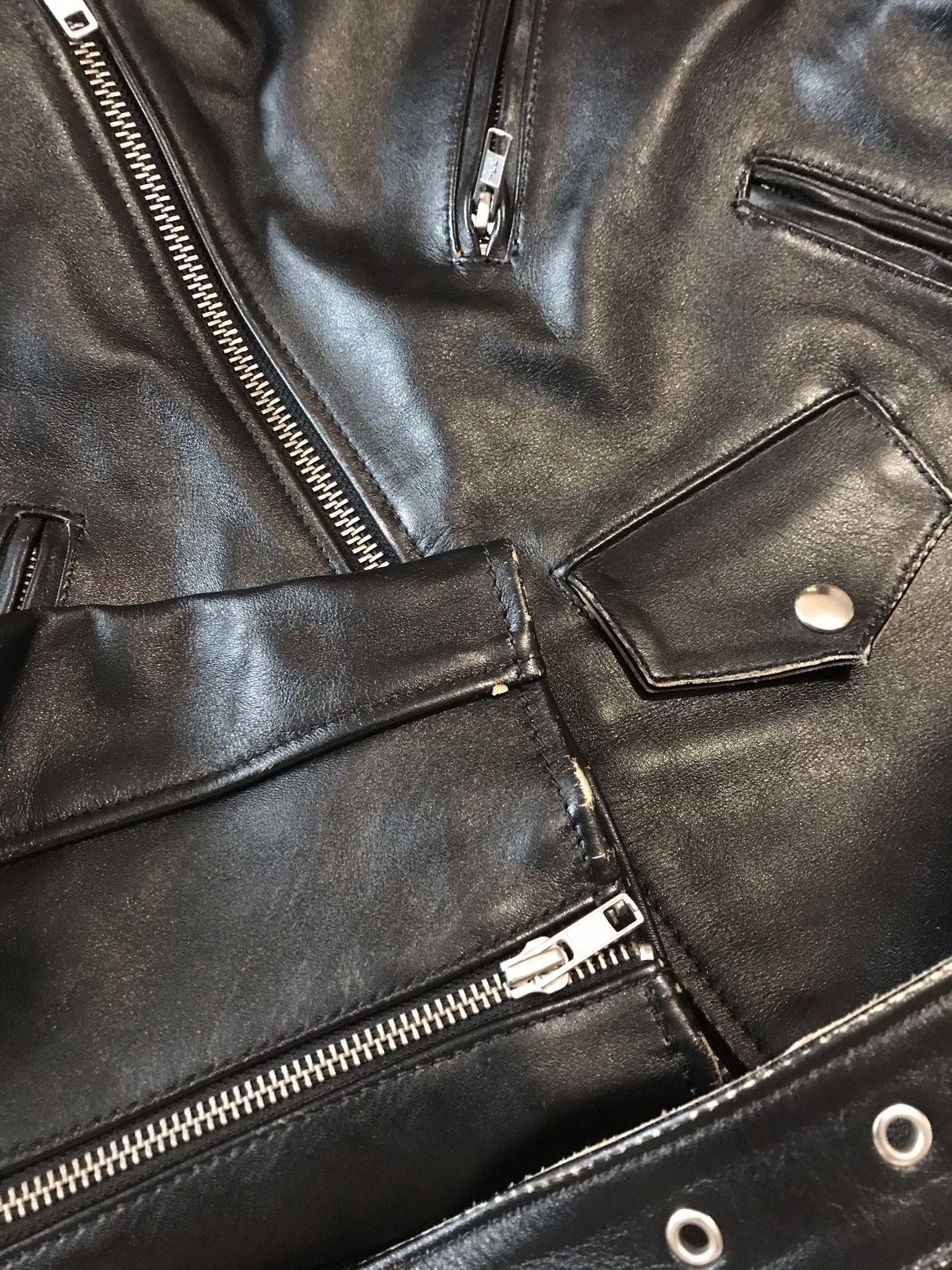 A.P.C. A.P.C. Biker leather jacket vintage Size US M / EU 48-50 / 2 - 11 Thumbnail