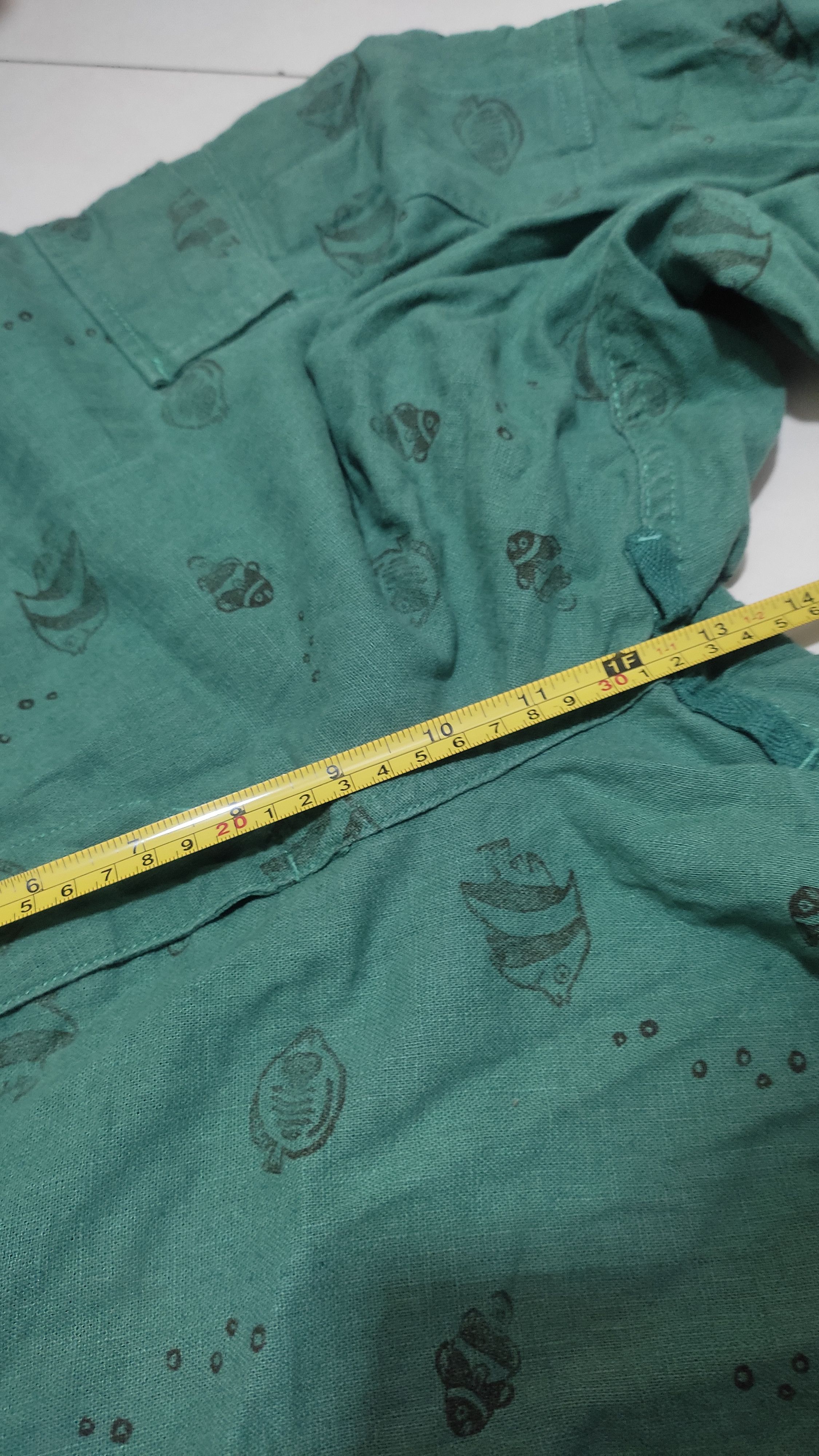 Issey Miyake × Ne-Net Cargo linen cotton fish print Size US 32 / EU 48 - 6 Thumbnail