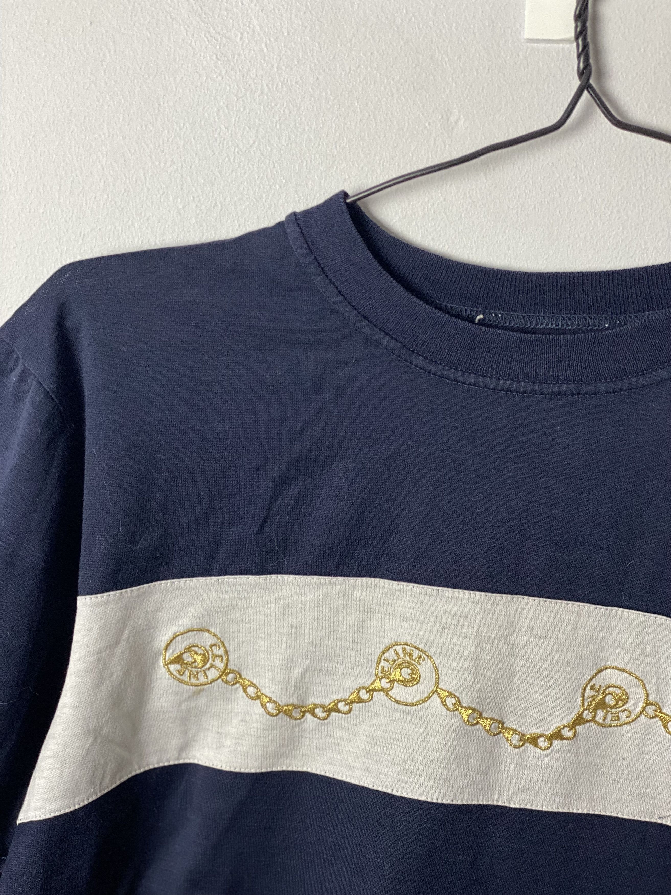 Celine Celine vintage rare t-shirt tee embroidered Size US M / EU 48-50 / 2 - 2 Thumbnail