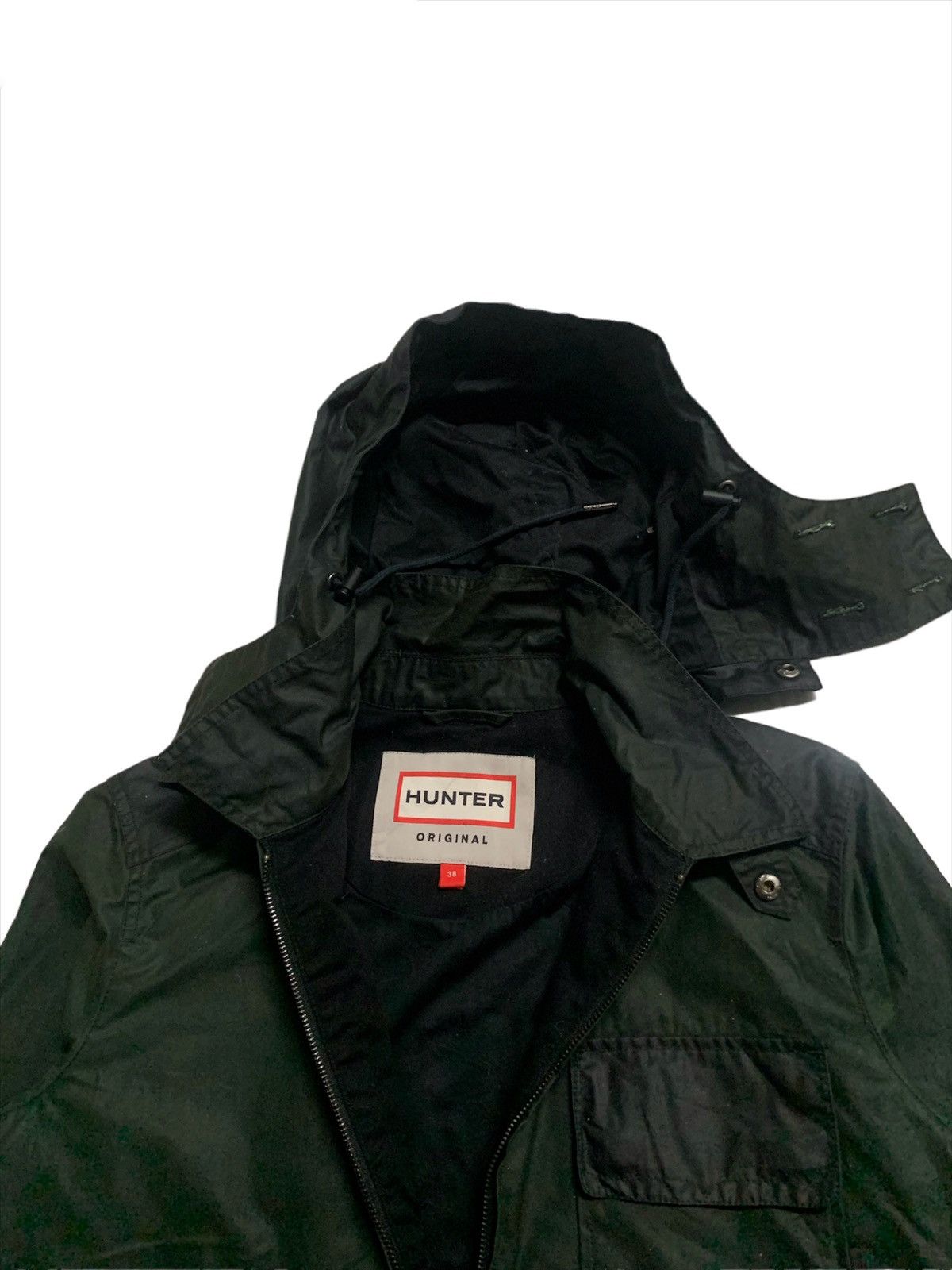 Hunter × Japanese Brand × Vintage Vintage Hunter Rain Coat Jacket With Hoodies Size US M / EU 48-50 / 2 - 9 Thumbnail