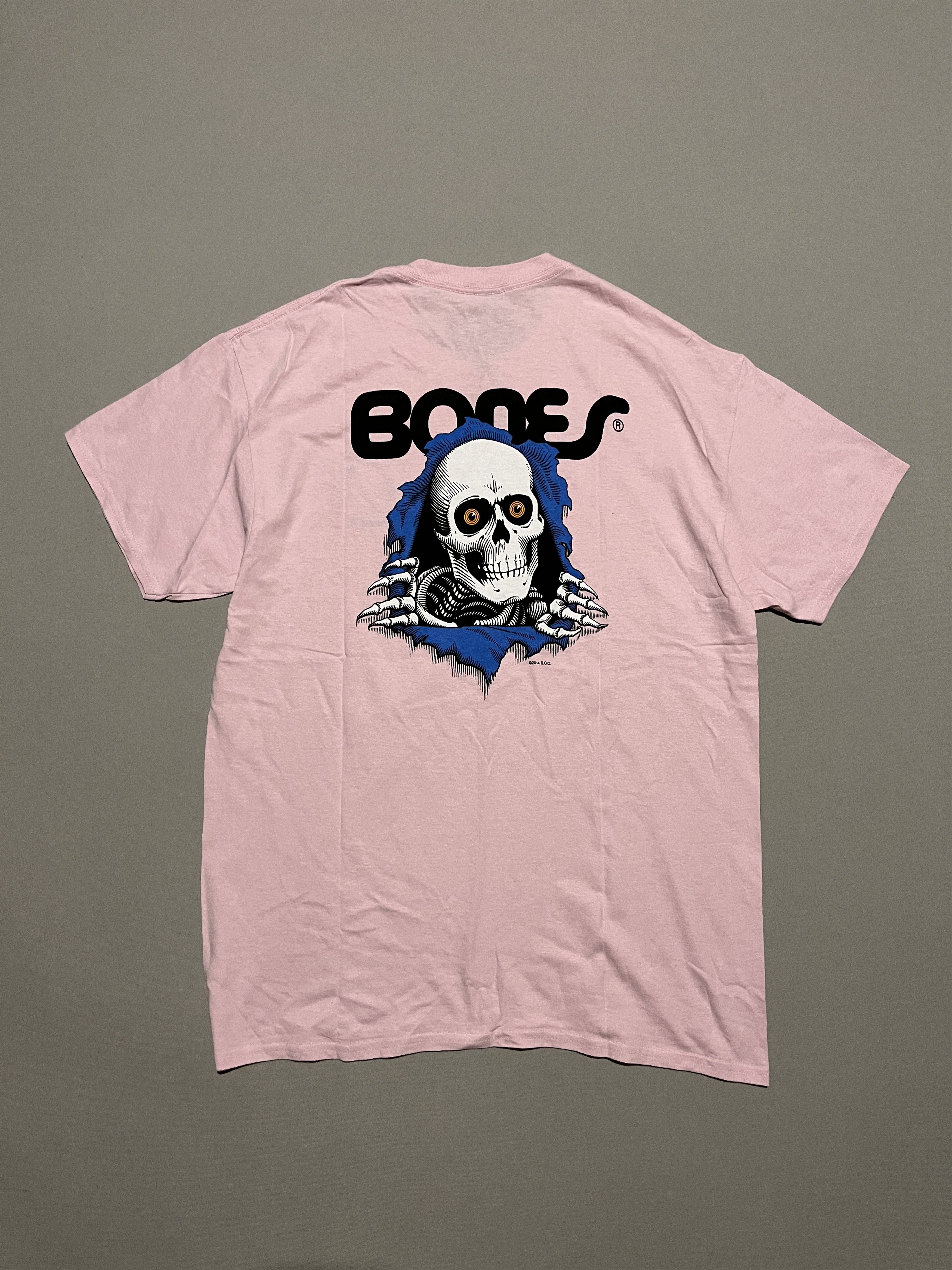 Bones × Powell Peralta Powell Peralta BONES Pink Skateboarding T-shirt Size US L / EU 52-54 / 3 - 1 Thumbnail