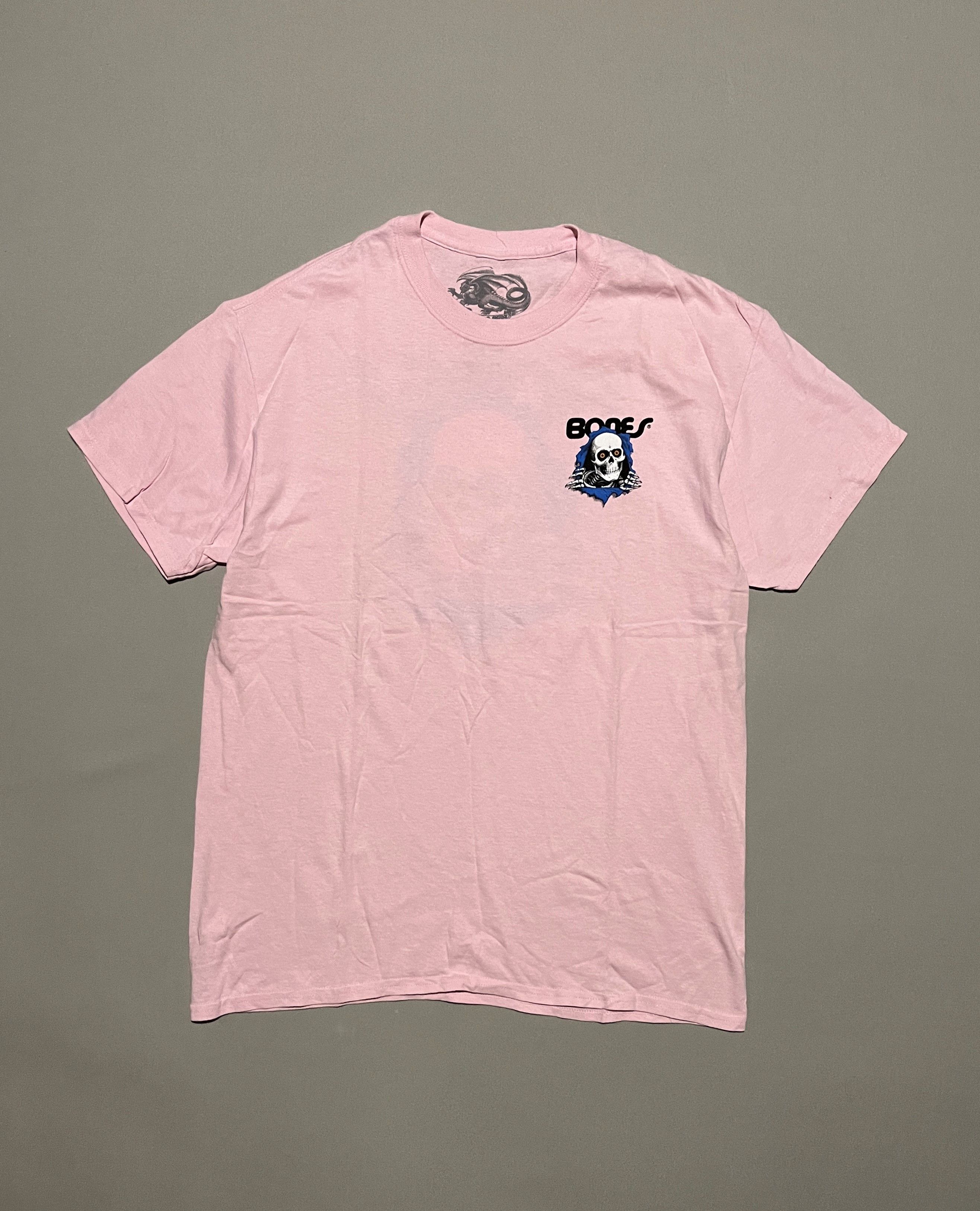 Bones × Powell Peralta Powell Peralta BONES Pink Skateboarding T-shirt Size US L / EU 52-54 / 3 - 4 Thumbnail