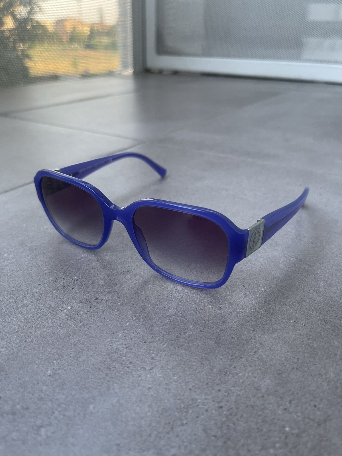Armani × Emporio Armani × Giorgio Armani Giorgio Armani AR8022-H 5158/8H Blue Sunglasses Size ONE SIZE - 1 Thumbnail