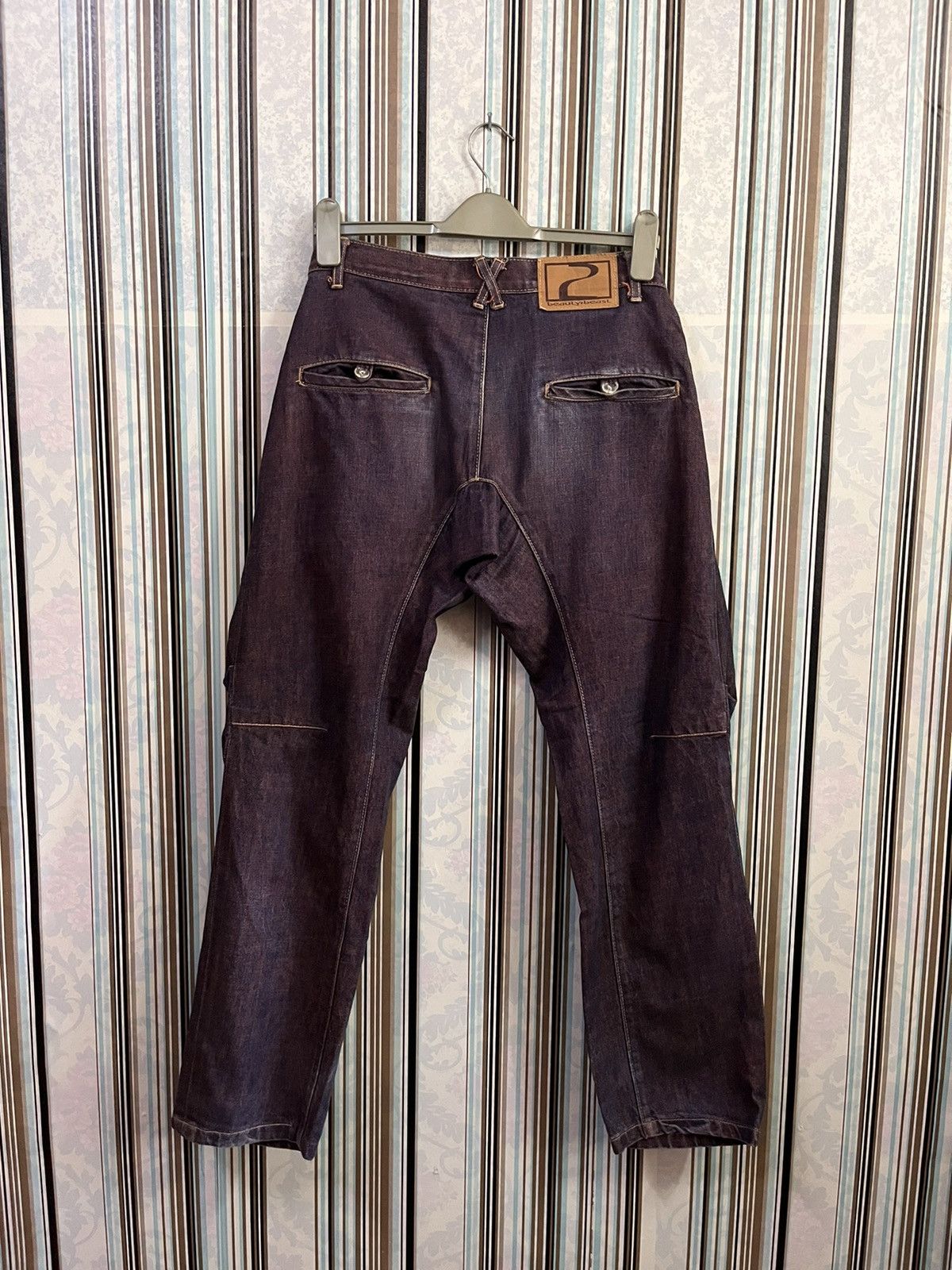 Beauty Beast 1990s Takao Yamashita mud faded denim #C2 Size US 31 - 2 Thumbnail