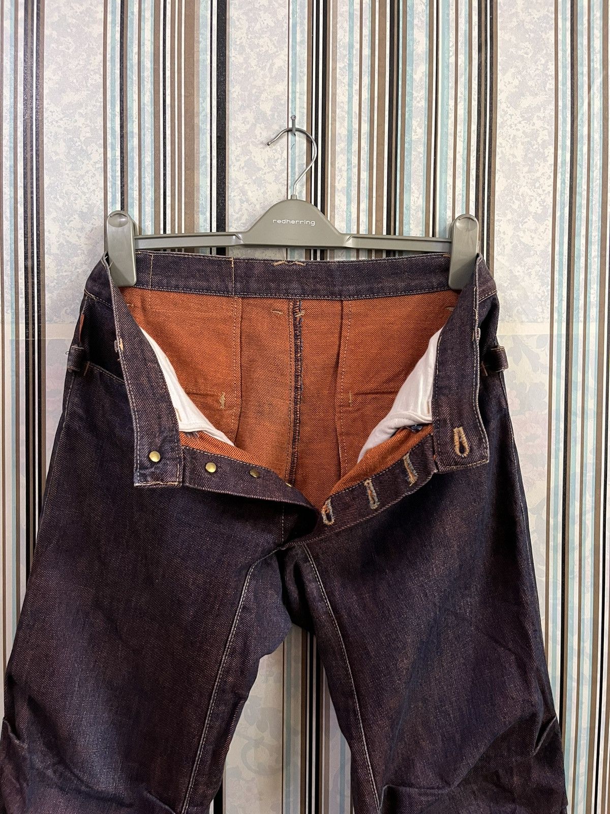 Beauty Beast 1990s Takao Yamashita mud faded denim #C2 Size US 31 - 6 Thumbnail