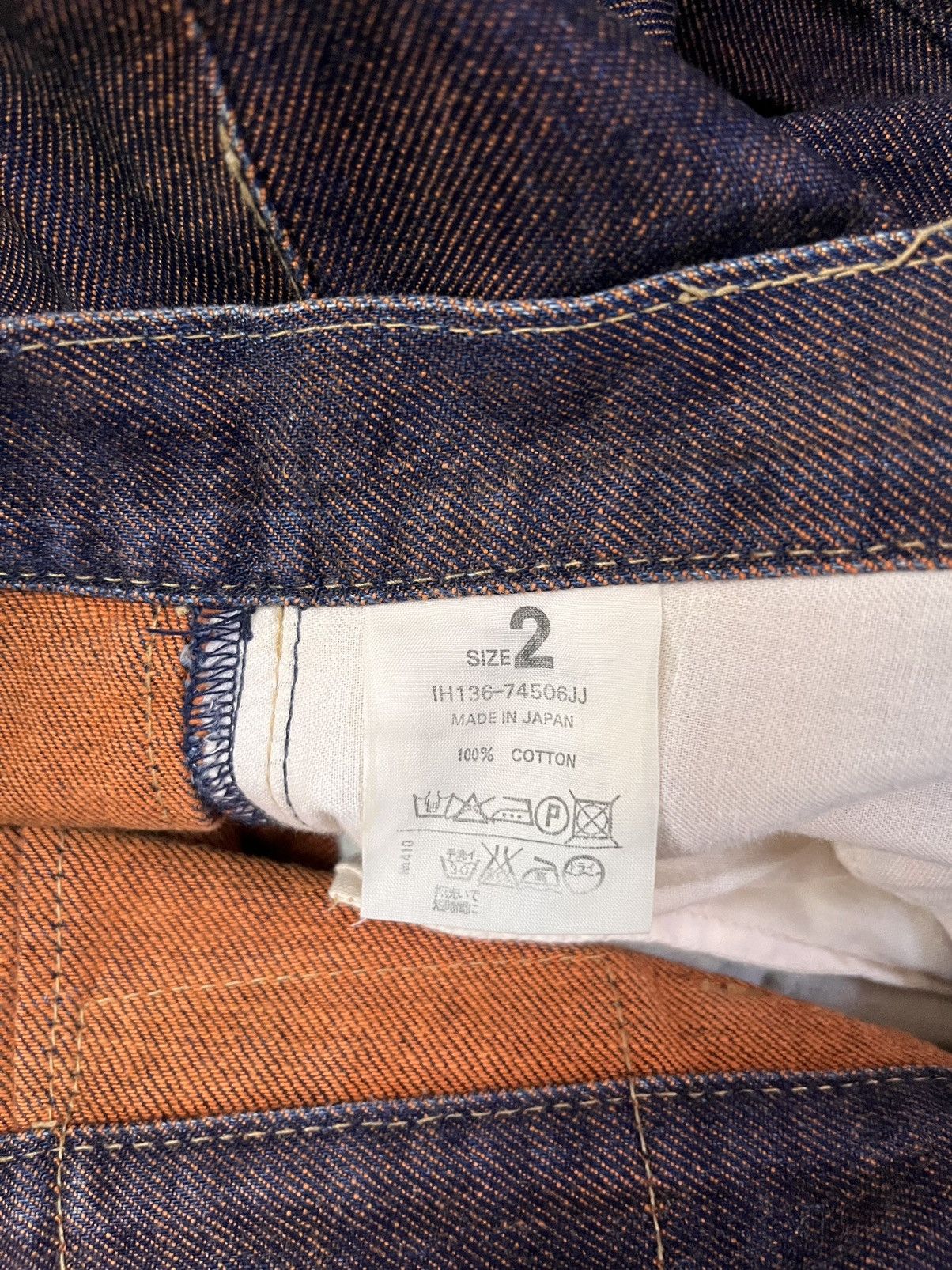 Beauty Beast 1990s Takao Yamashita mud faded denim #C2 Size US 31 - 11 Thumbnail