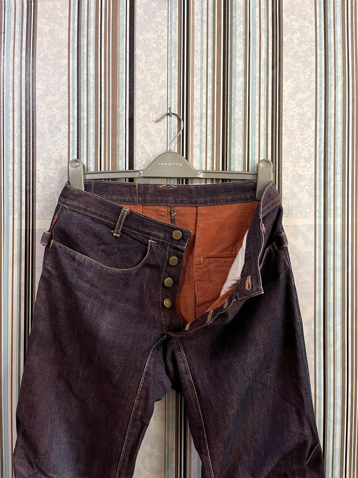 Beauty Beast 1990s Takao Yamashita mud faded denim #C2 Size US 31 - 7 Thumbnail