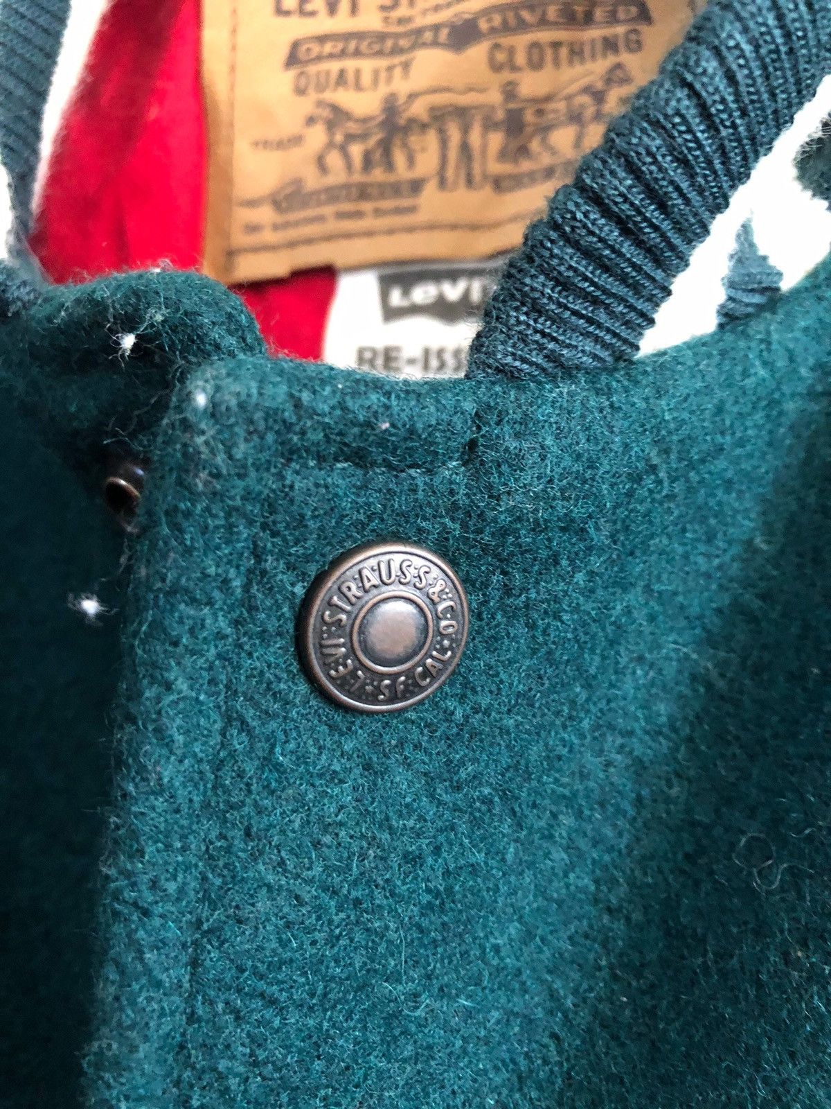 Levi's Vintage Clothing stadium ringer MN cowhide #1695 Size US M / EU 48-50 / 2 - 7 Thumbnail