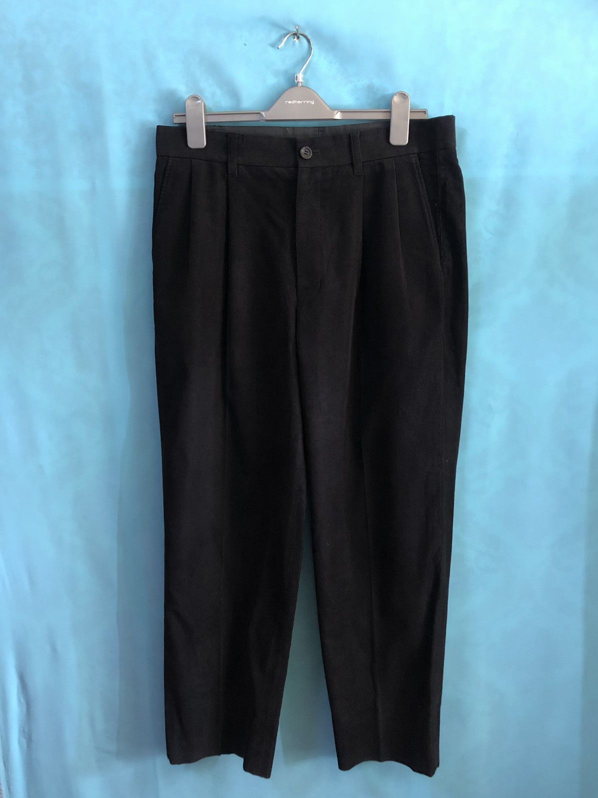 Jean Charles De Castelbajac corduroy pants wings black size 32 #1958 Size US 32 / EU 48 - 2 Thumbnail