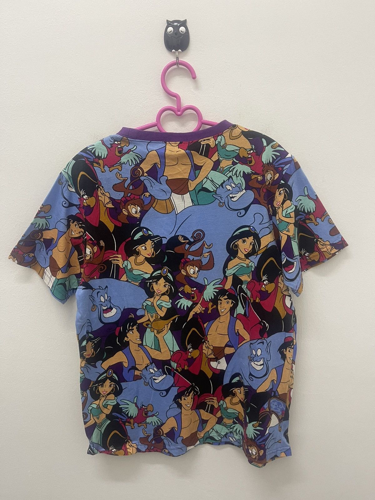 Cartoon Network Rare Vintage DISNEY Aladdin Full All Over Print Tee Size US M / EU 48-50 / 2 - 3 Thumbnail