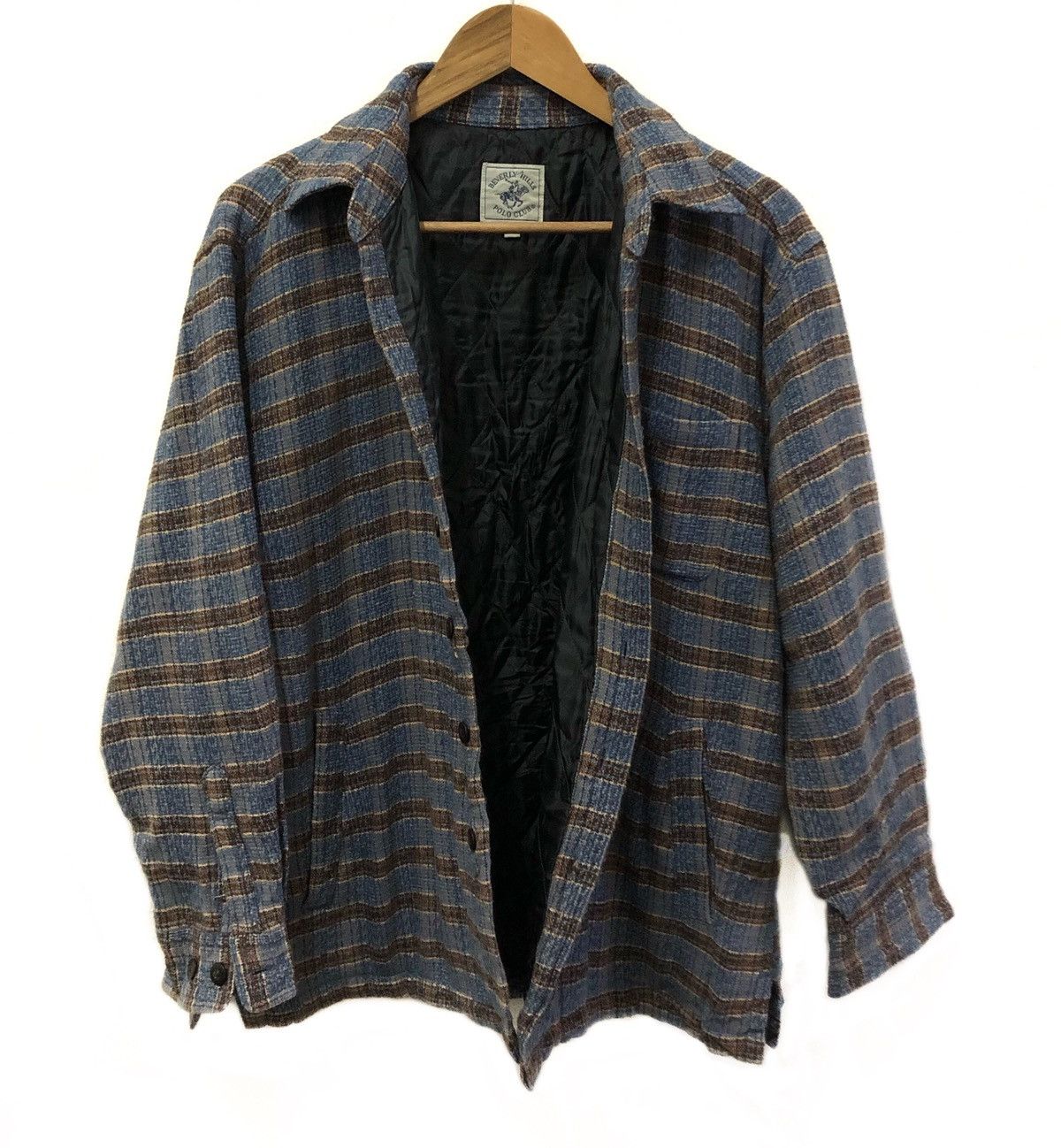 Beverly Hills Polo Club POLO BEVERLY HILLS FLANNEL BUTTON COLLAR JACKET Size US M / EU 48-50 / 2 - 13 Thumbnail