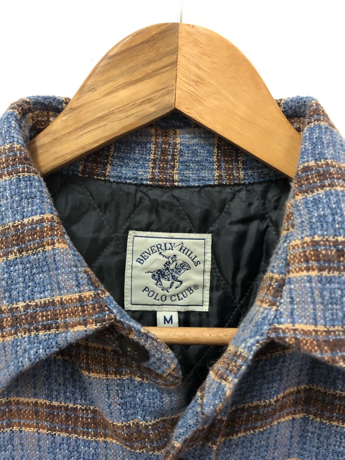 Beverly Hills Polo Club POLO BEVERLY HILLS FLANNEL BUTTON COLLAR JACKET Size US M / EU 48-50 / 2 - 2 Thumbnail
