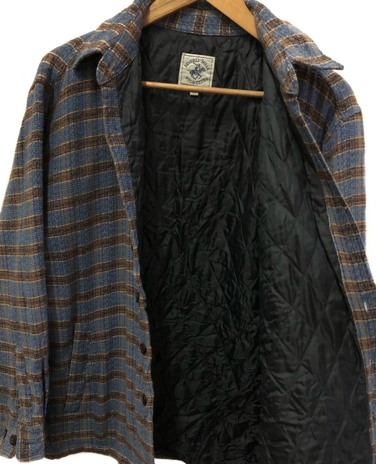 Beverly Hills Polo Club POLO BEVERLY HILLS FLANNEL BUTTON COLLAR JACKET Size US M / EU 48-50 / 2 - 12 Thumbnail
