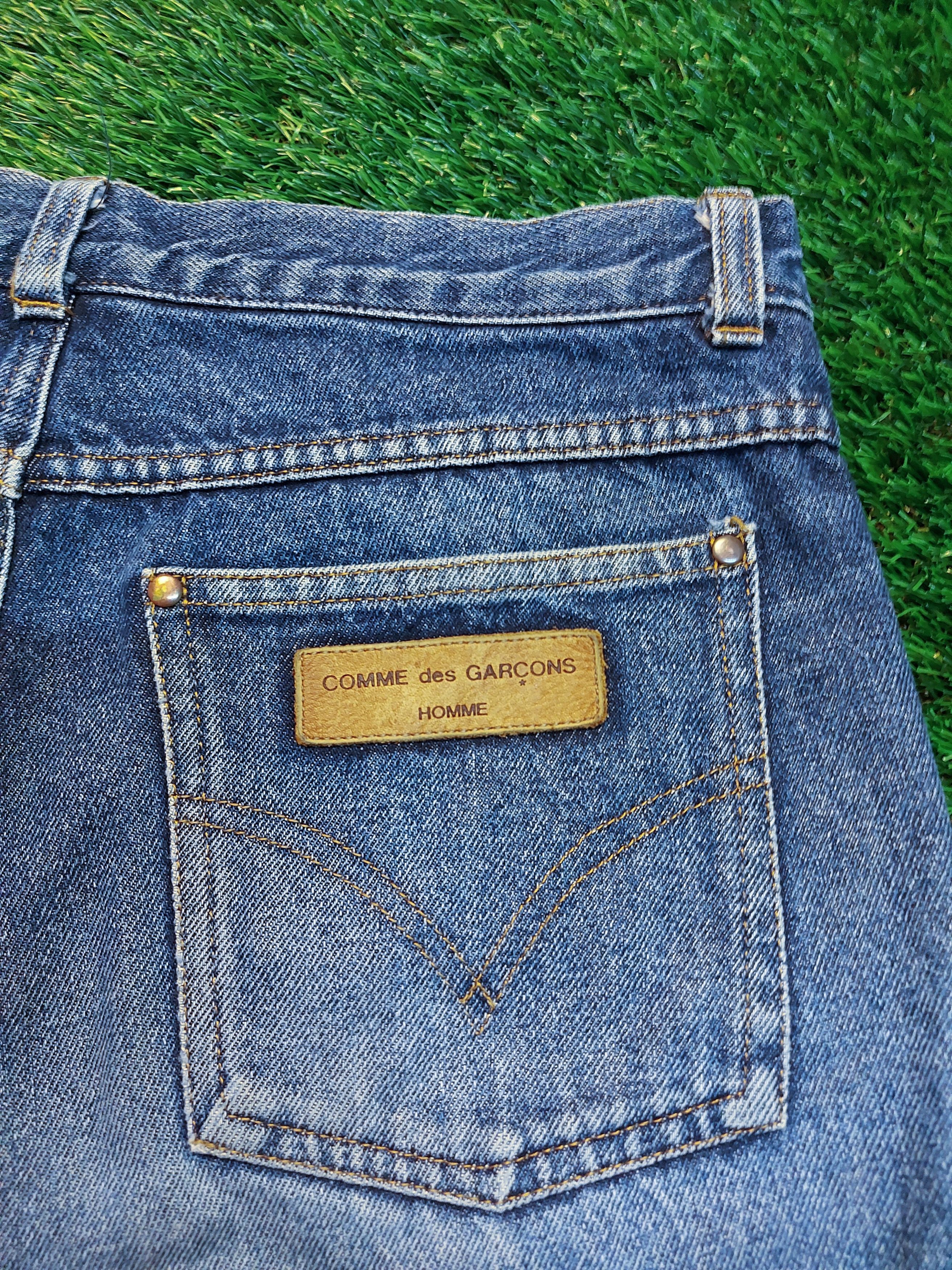 Comme des Garcons Homme Plus (J216) COMME DES GARCONS - vintage distress jeans Size US 30 / EU 46 - 14 Thumbnail