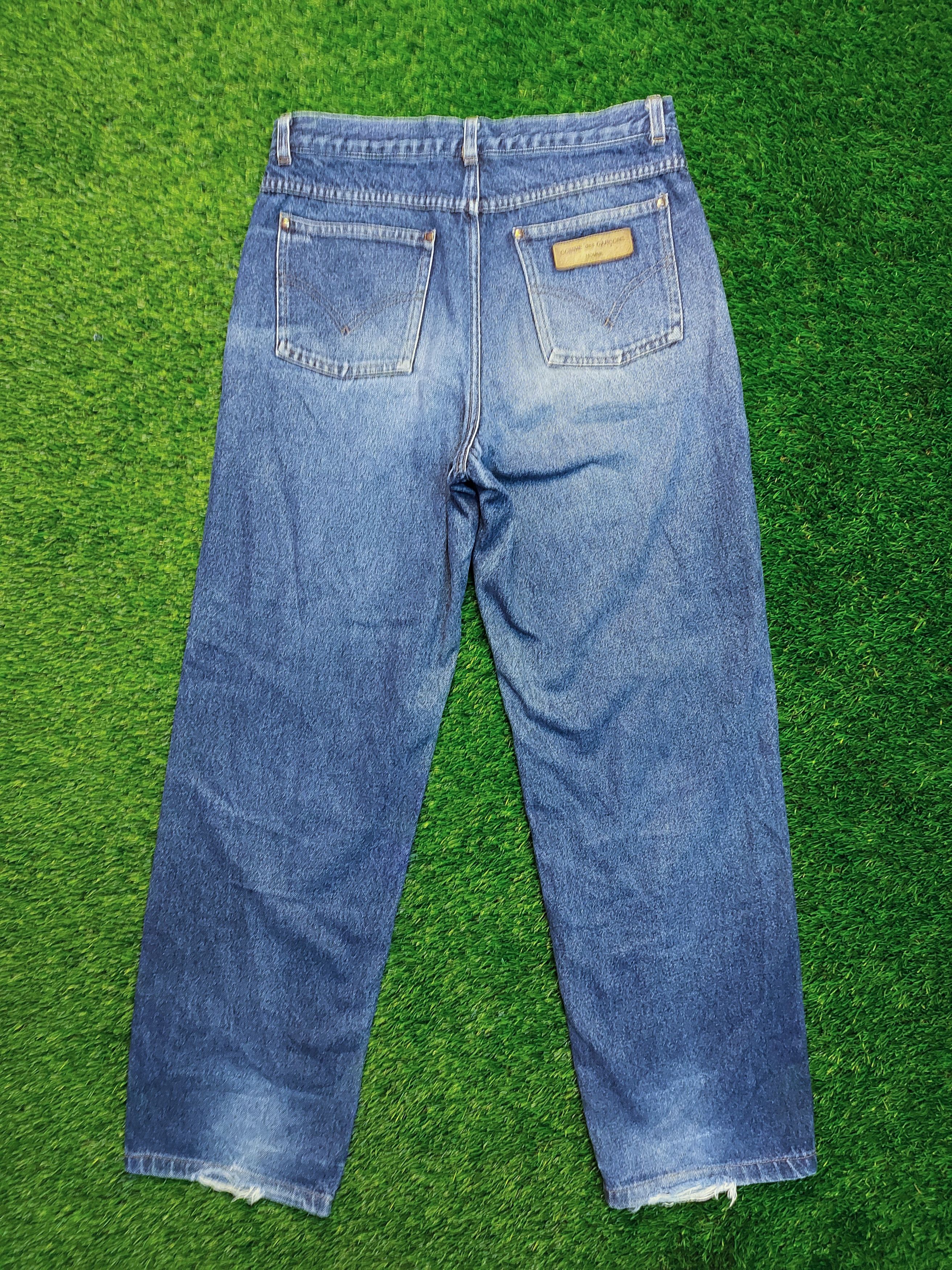 Comme des Garcons Homme Plus (J216) COMME DES GARCONS - vintage distress jeans Size US 30 / EU 46 - 12 Thumbnail
